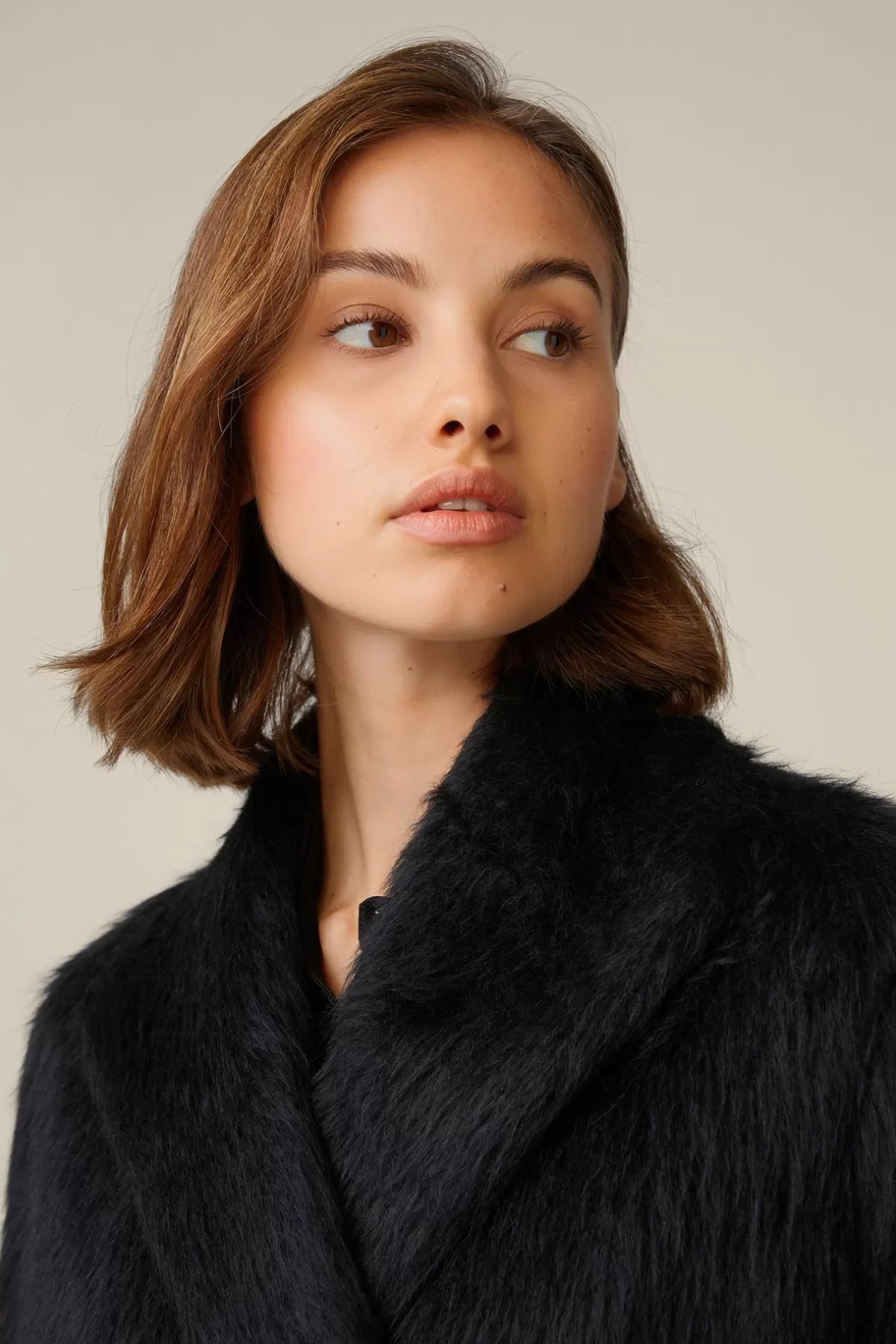 Sale Alpaka-Schurwoll-Doppelreiher-Mantel In Damen Jacken & Mäntel