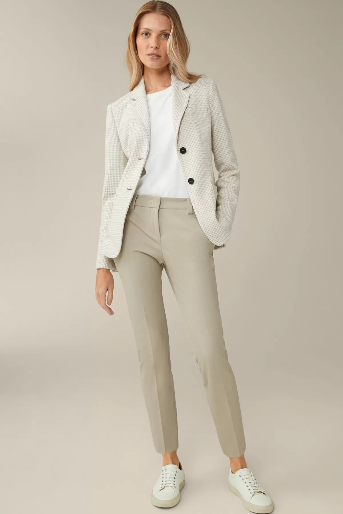Sale Baumwoll-Bi-Stretch-Chino In Damen Hosen & Jeans