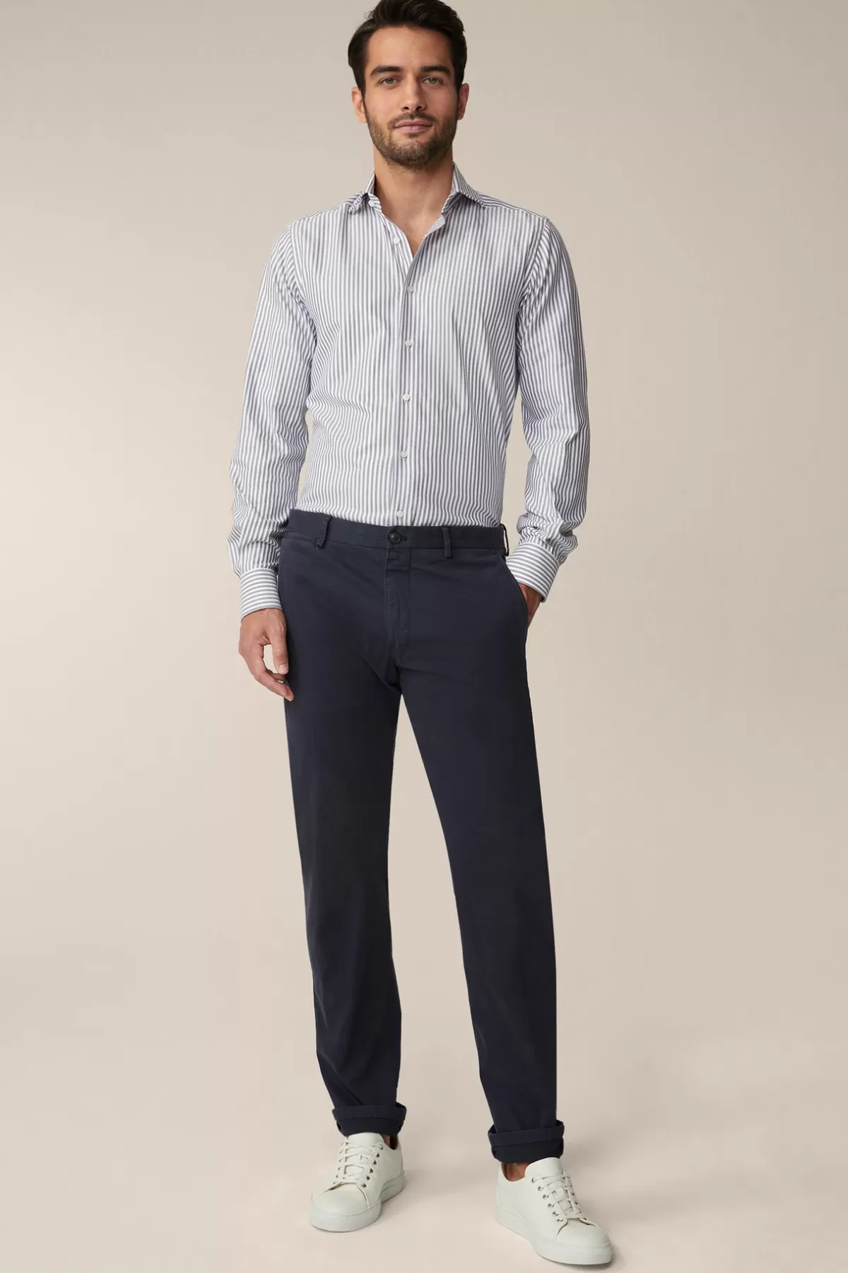 Sale Baumwoll-Chino Cino In Navy Herren Hosen & Jeans