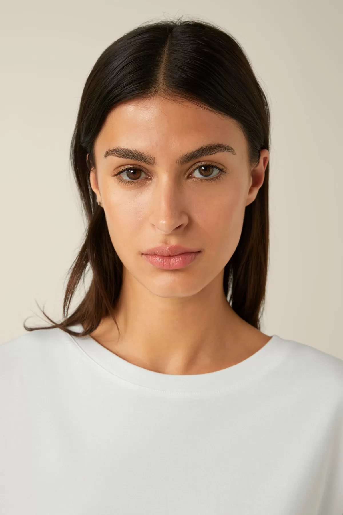 Shop Baumwoll-Interlock-T-Shirt In Damen T-Shirts & Sweats