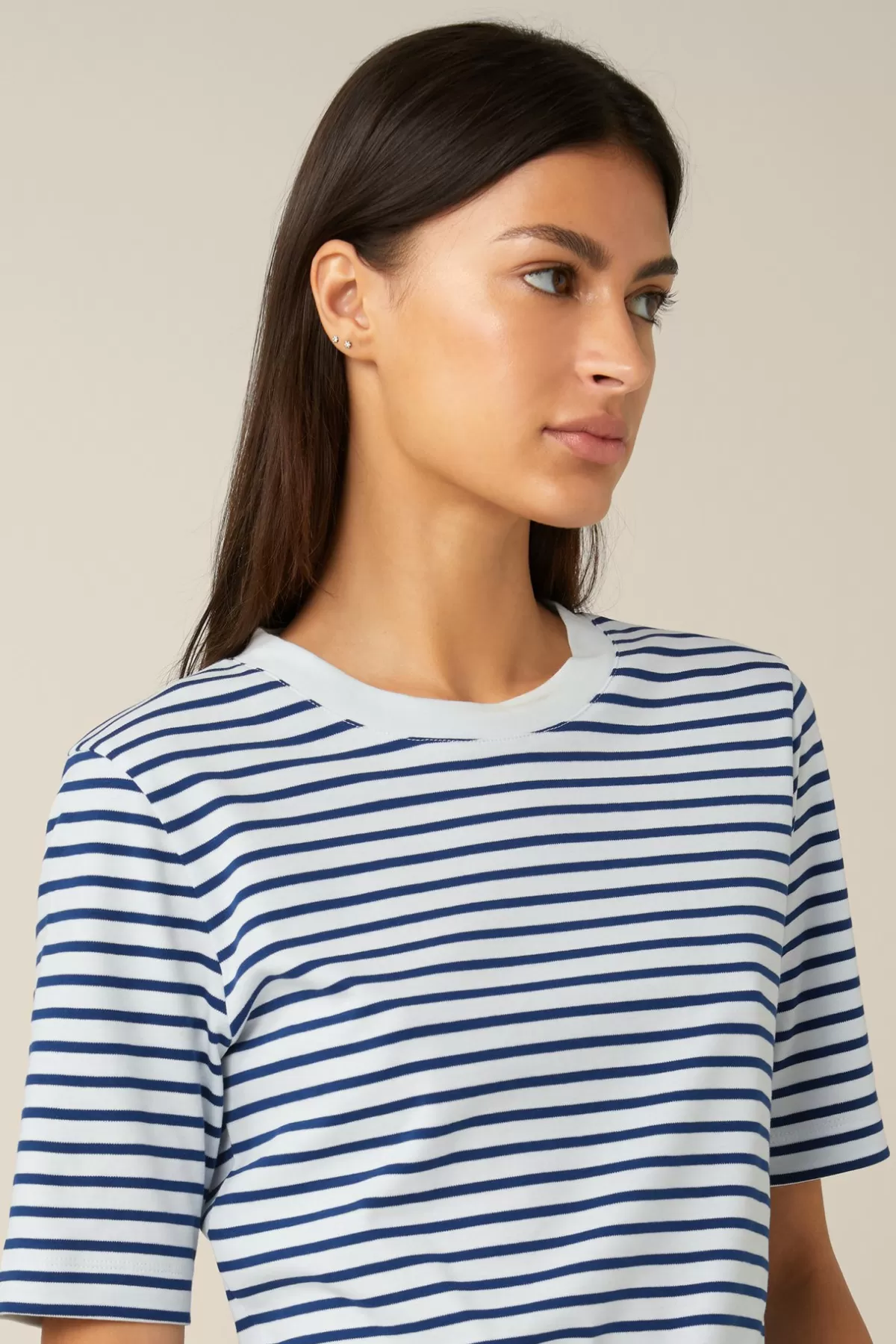 Hot Baumwoll-Interlock-T-Shirt In Damen T-Shirts & Sweats