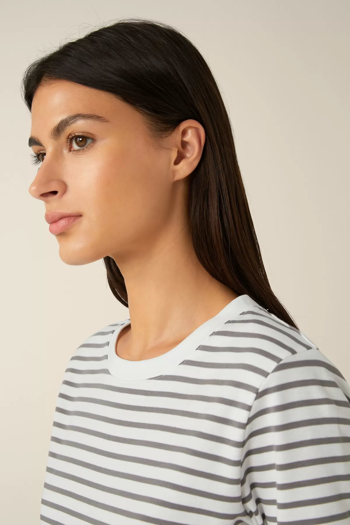 Shop Baumwoll-Interlock-T-Shirt In Damen T-Shirts & Sweats
