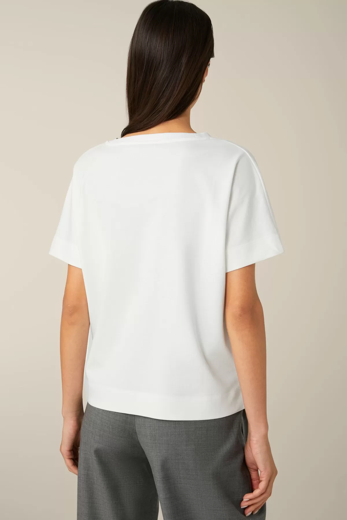 Shop Baumwoll-Interlock-T-Shirt In Damen T-Shirts & Sweats