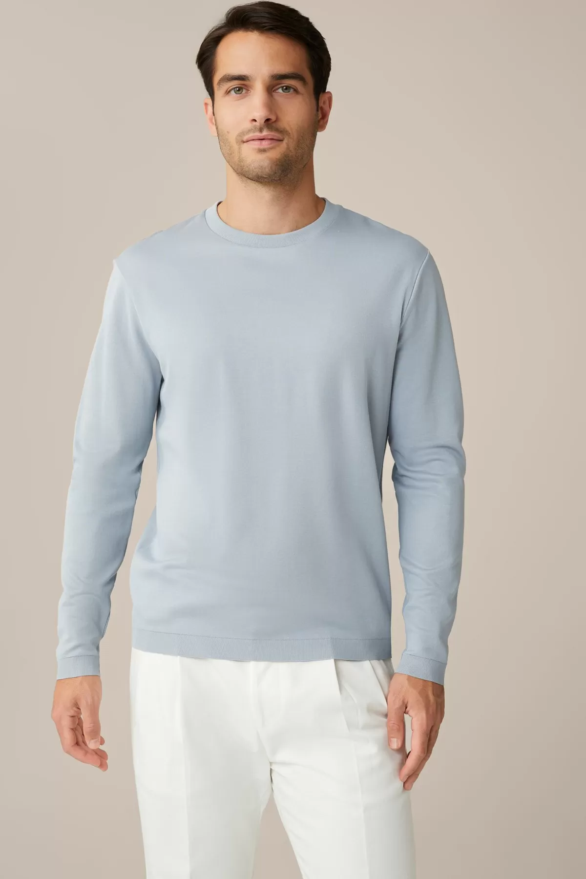 Hot Baumwoll-Langarm-Shirt Frido In Herren T-Shirts & Sweats