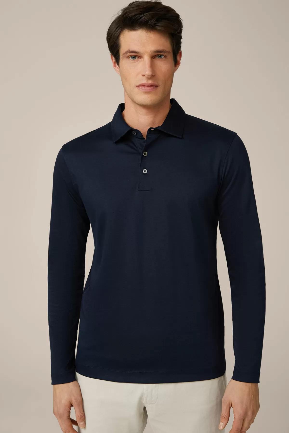 Shop Baumwoll-Langarmshirt In Herren Sakkos