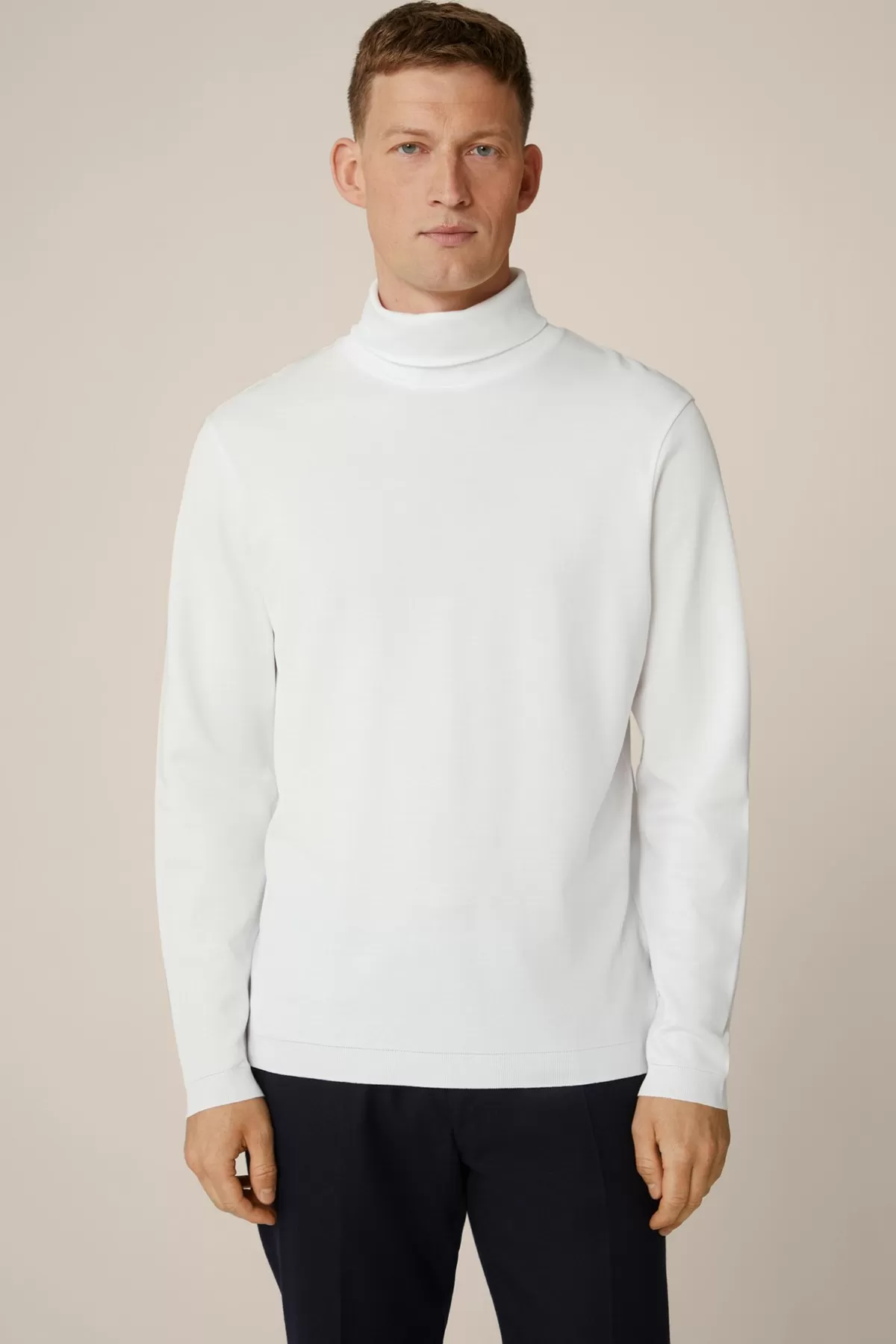 Shop Baumwoll-Rollkragen-Shirt Frido In Herren T-Shirts & Sweats