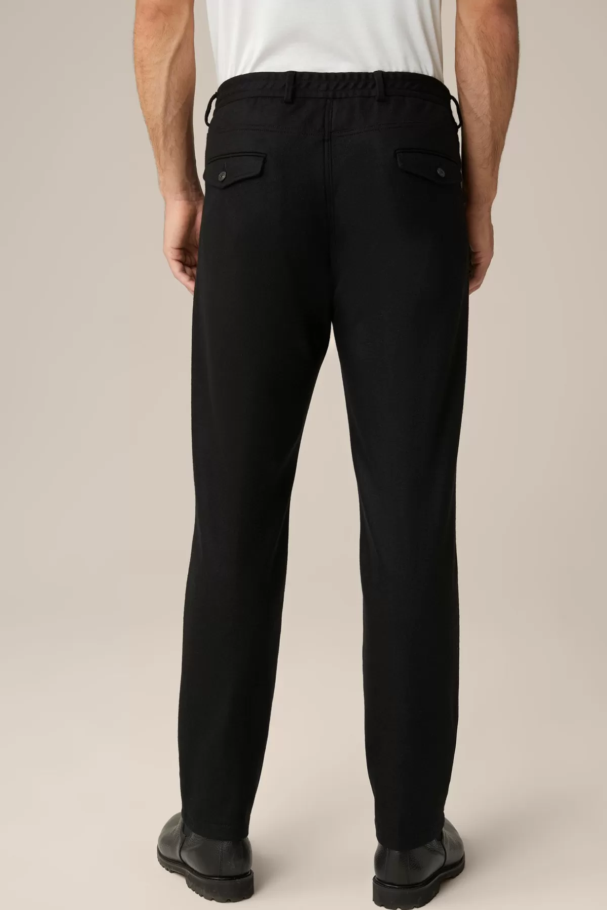 Flash Sale Cashmere-Baukasten-Hose Floro Mit Bundfalte In Herren Hosen & Jeans