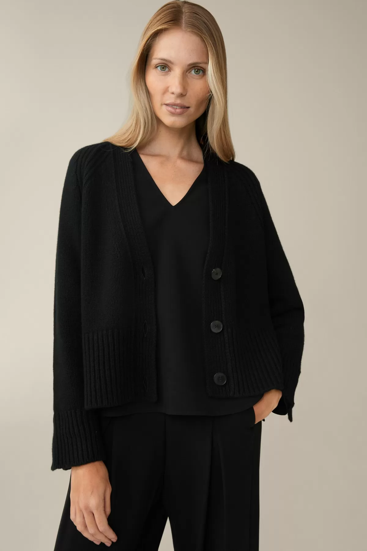 New Cashmere-Cardigan In Damen 100% Cashmere