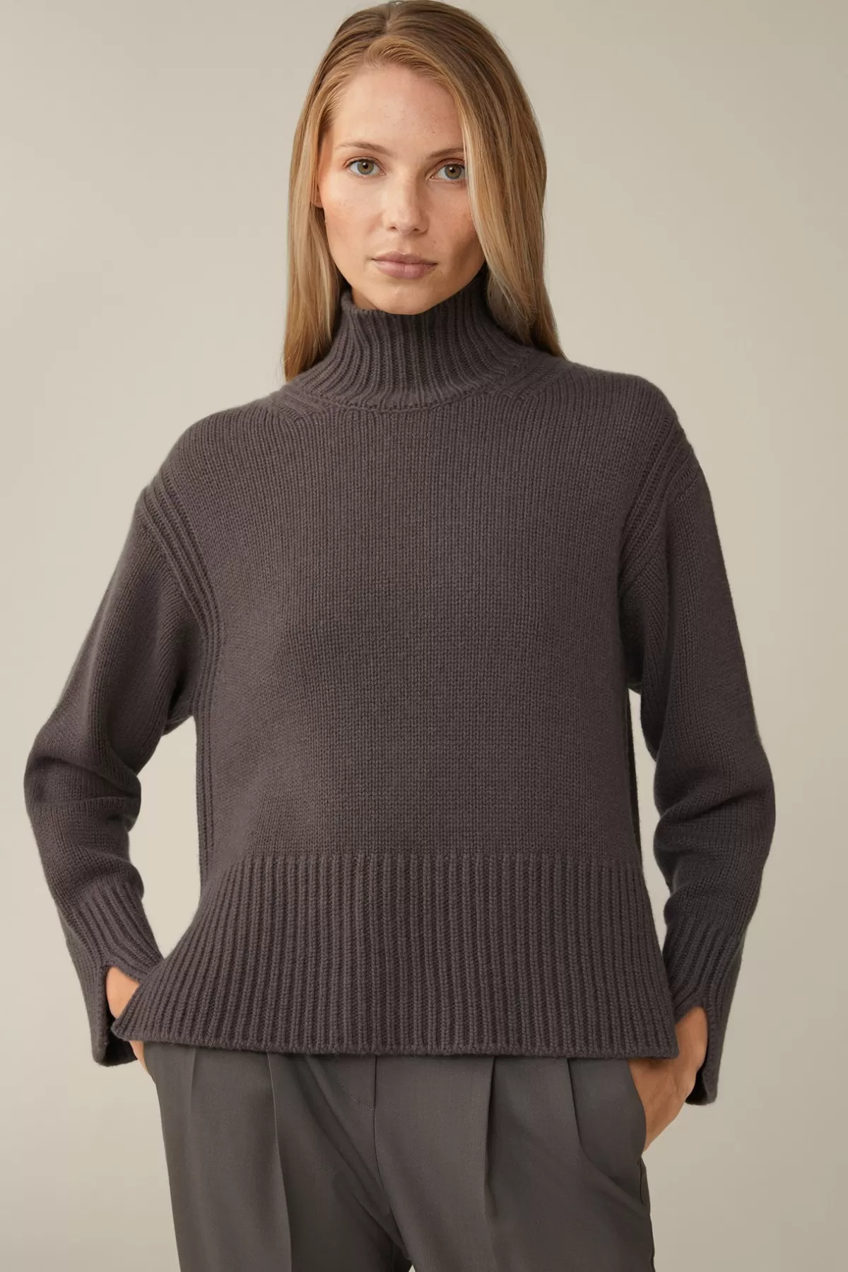 Cheap Cashmere-Rollkragen-Pullover In Damen 100% Cashmere