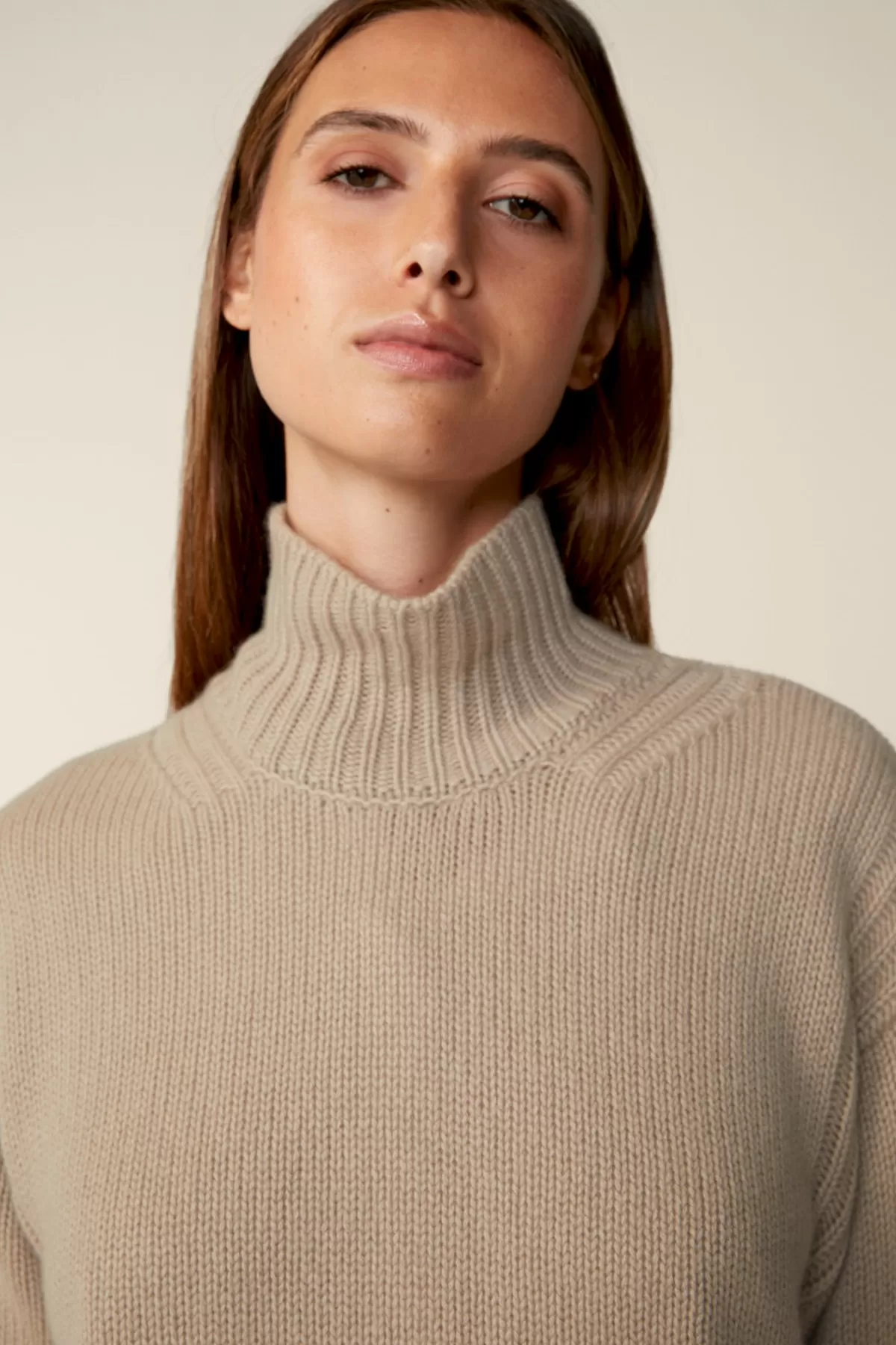 Sale Cashmere-Rollkragen-Pullover In Damen 100% Cashmere