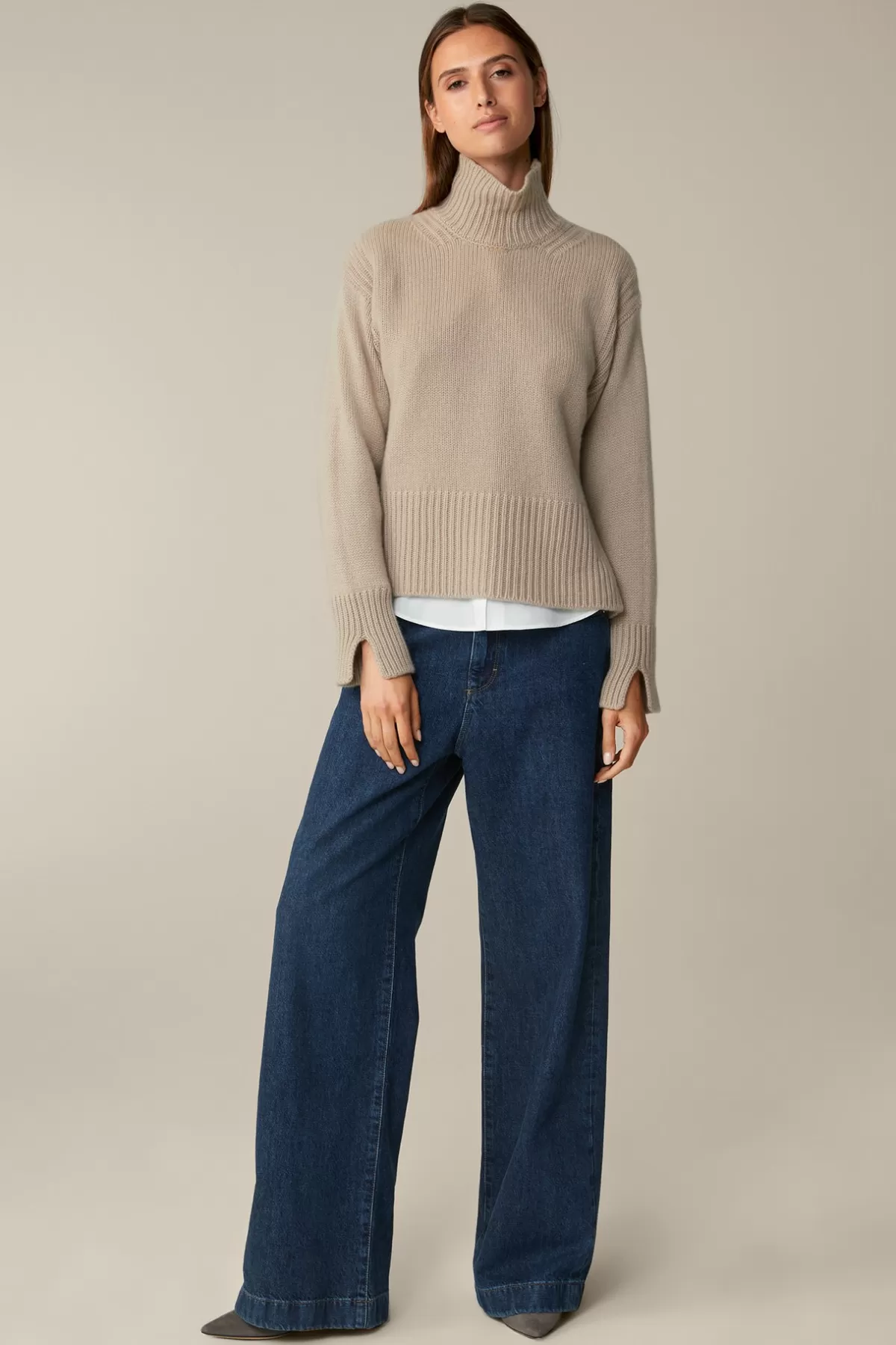 Sale Cashmere-Rollkragen-Pullover In Damen 100% Cashmere