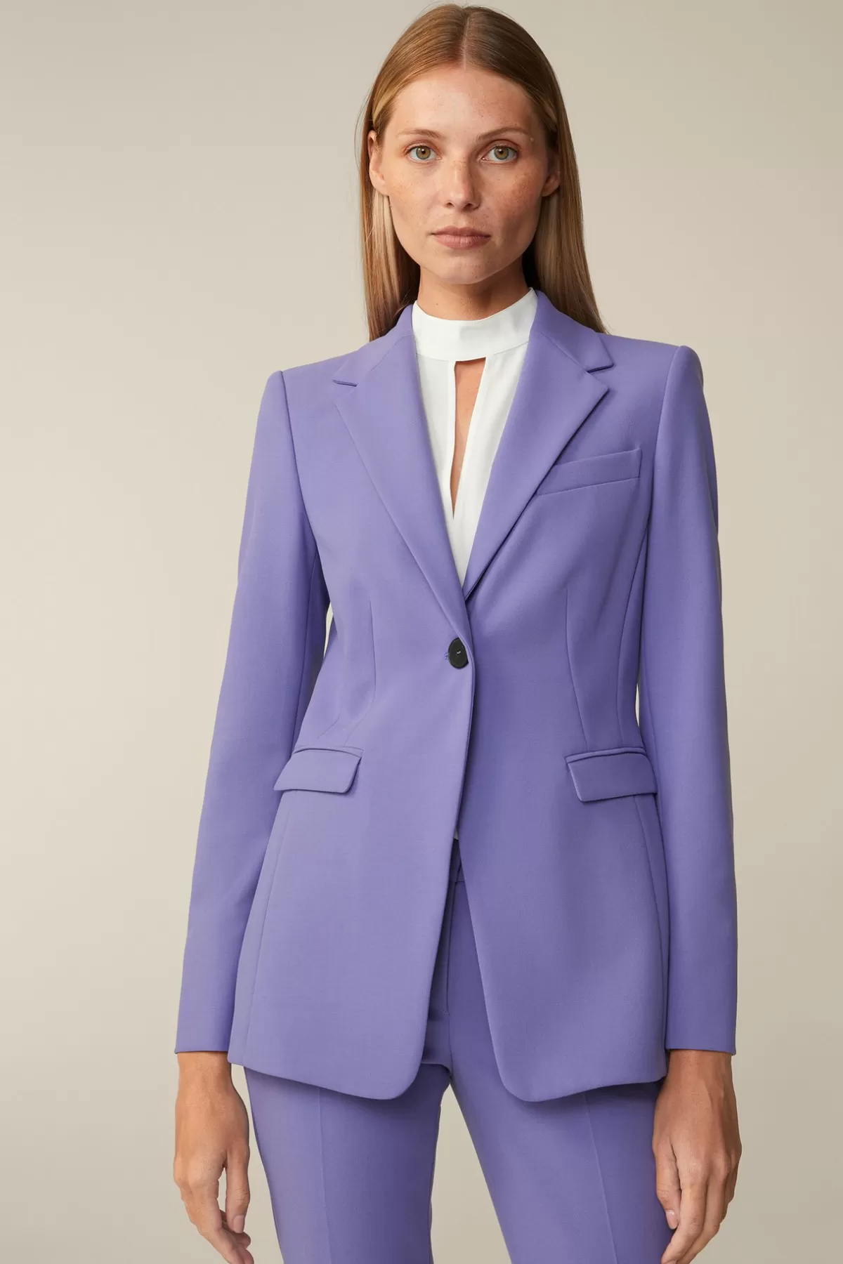 Cheap Crepe-Blazer In Damen Blazer