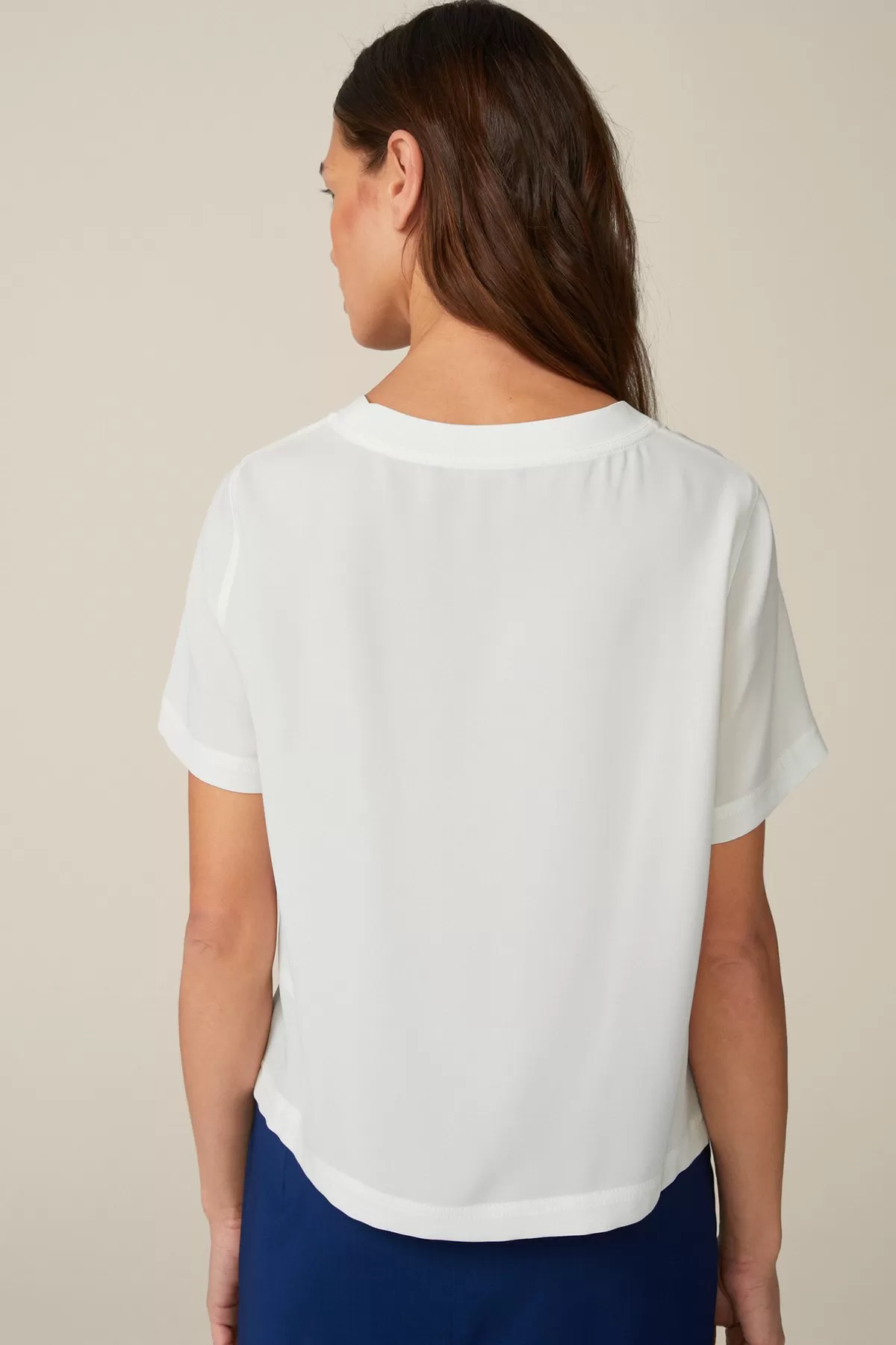 Cheap Crepe-Blusen-Shirt In Damen Blusen & Tops