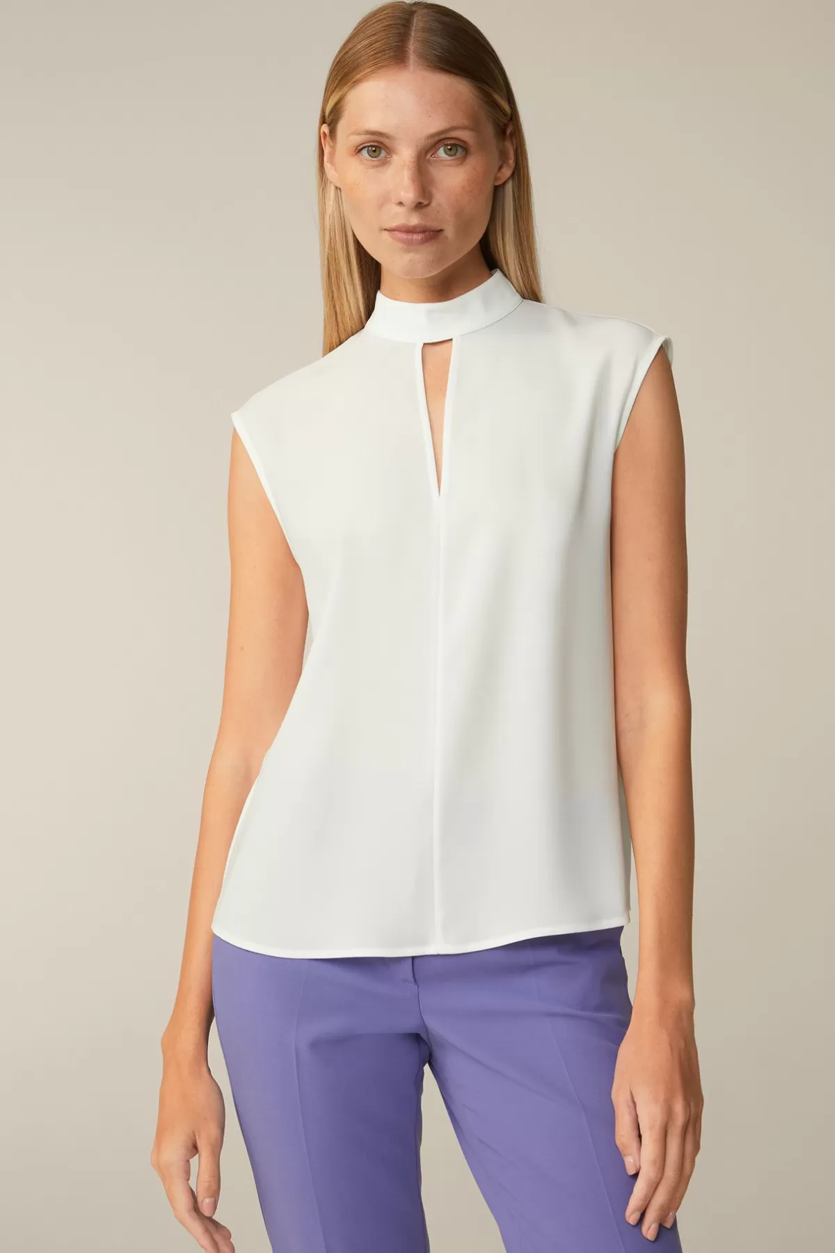 Clearance Crepe-Blusen-Top In Damen Blusen & Tops