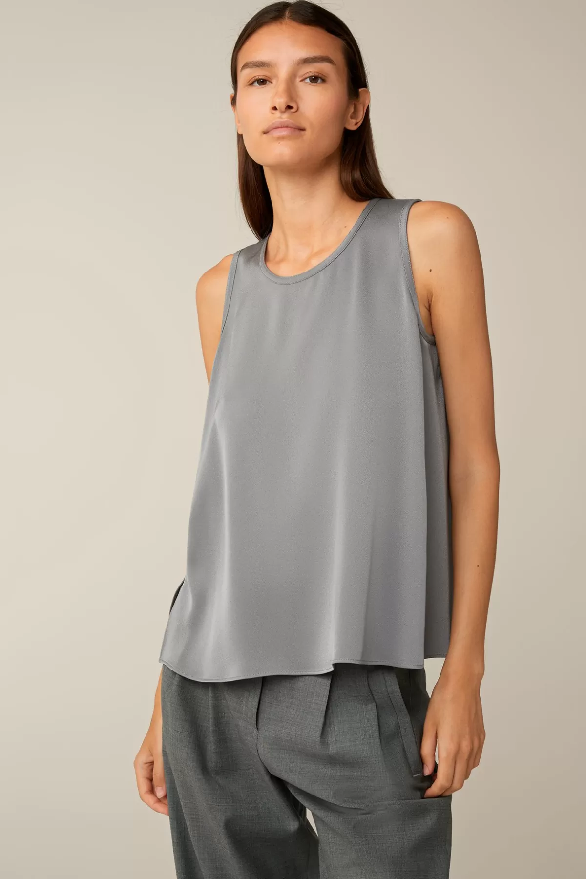 Online Crepe-Blusen-Top In Damen Blusen & Tops