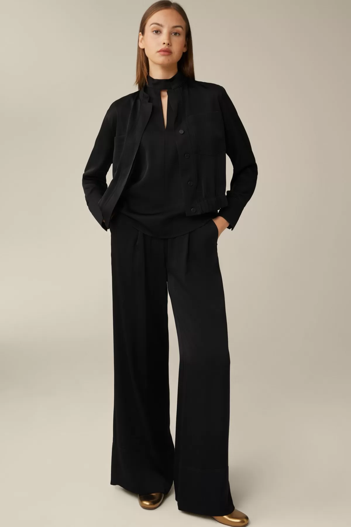 Best Crepe-Blusen-Top In Damen Blusen & Tops