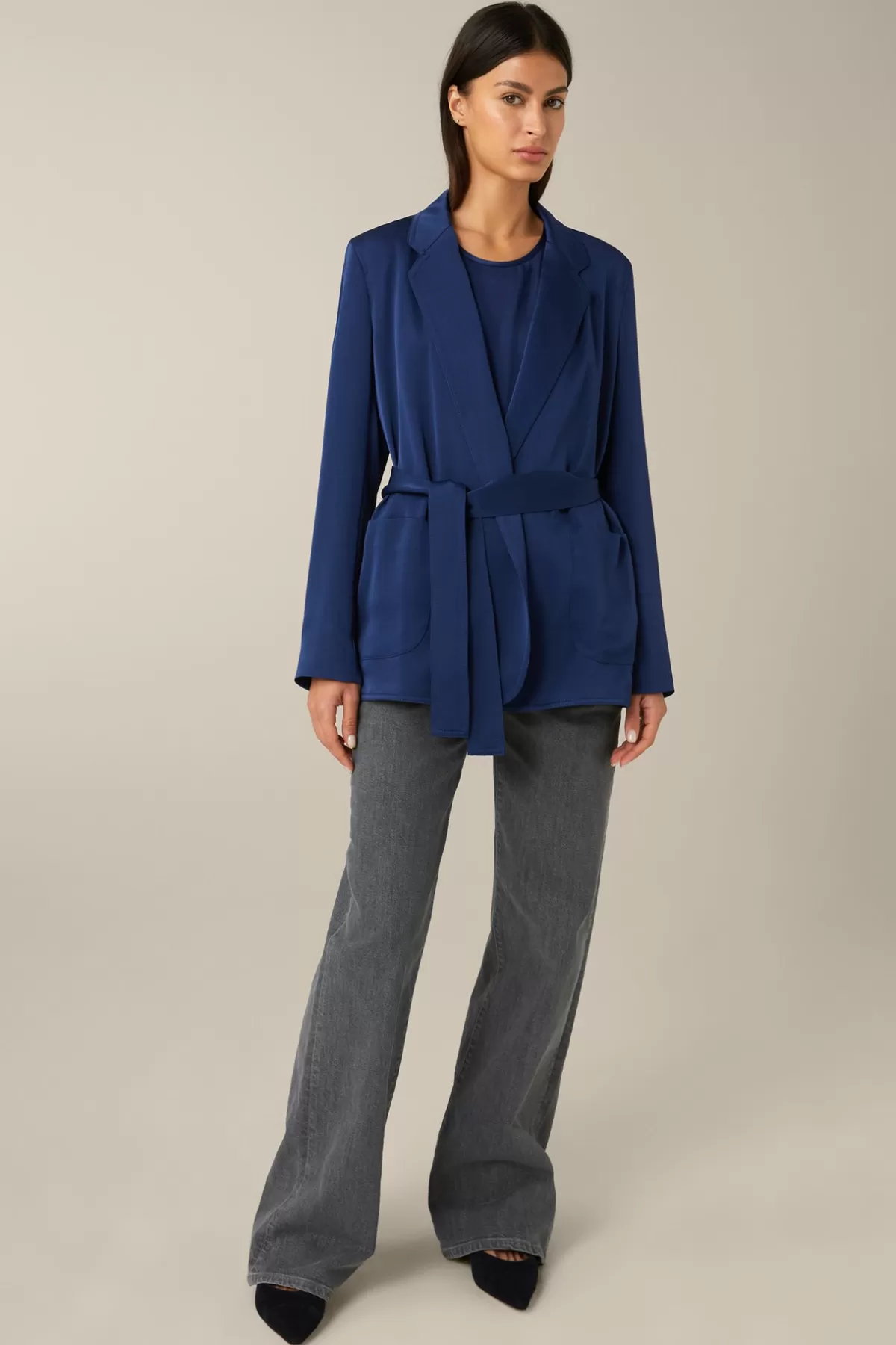 Online Crepe-Blusen-Top In Damen Blusen & Tops