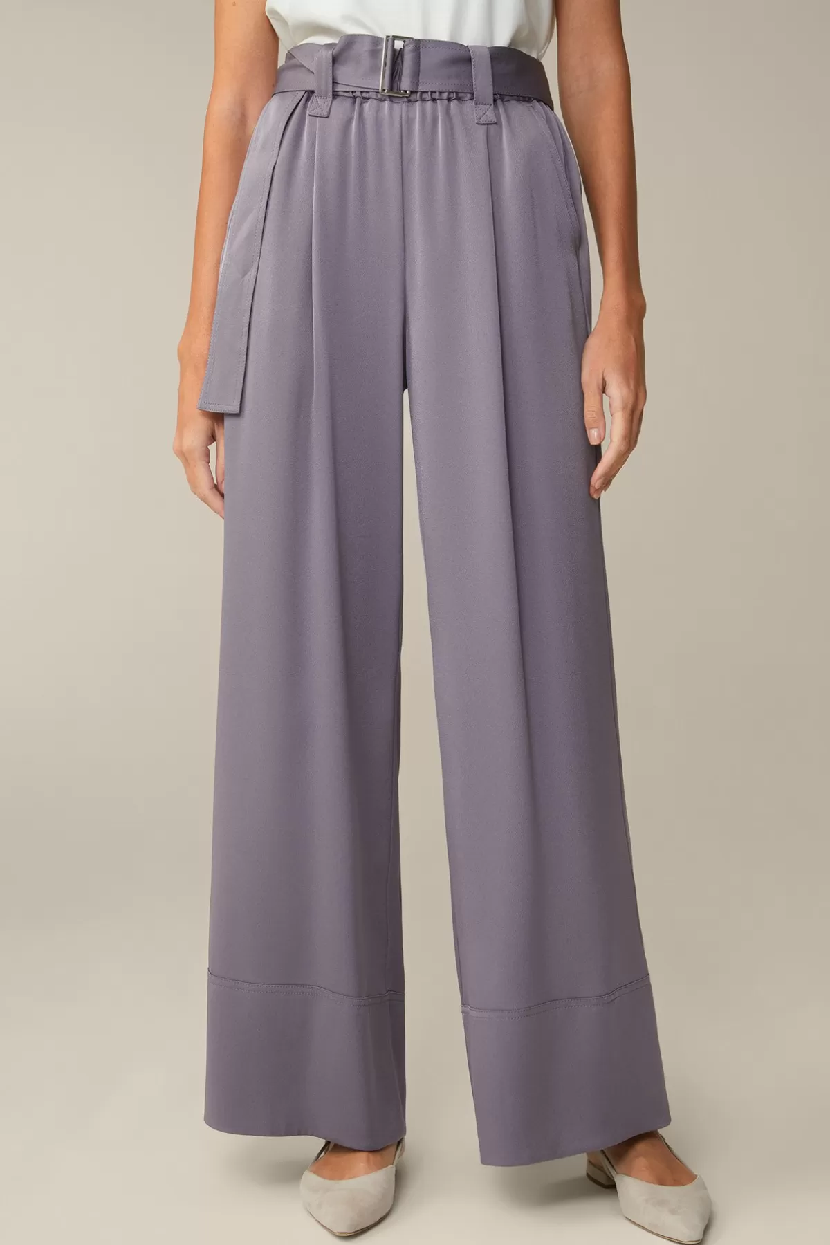 Best Crepe-Palazzo-Hose In Damen Hosen & Jeans