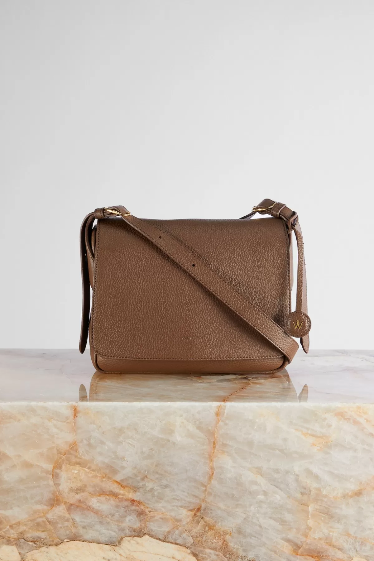 Hot Crossbody-Bag Aus Nappaleder In Braun Damen Taschen