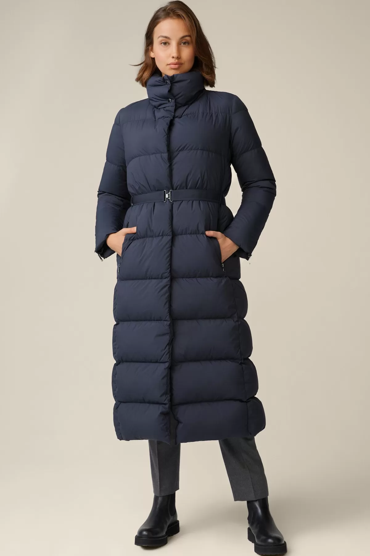 Outlet Daunen-Stepp-Mantel In Damen Jacken & Mäntel