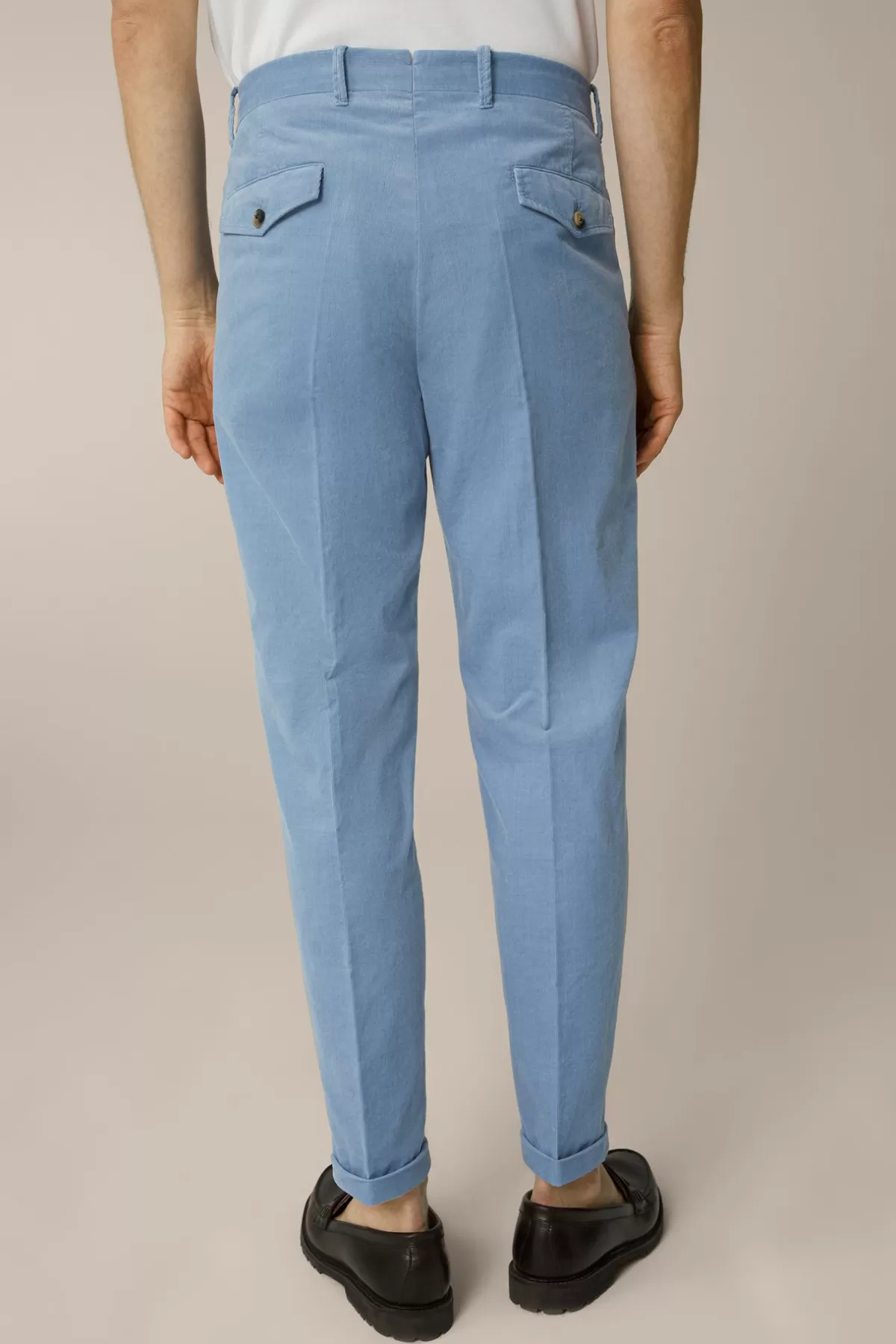 Discount Feincord-Baukasten-Hose Sapo Mit Bundfalte In Herren Hosen & Jeans