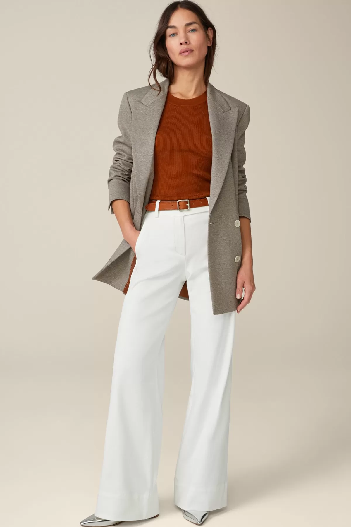 Shop Gabardine-Palazzo-Hose In Damen Hosen & Jeans