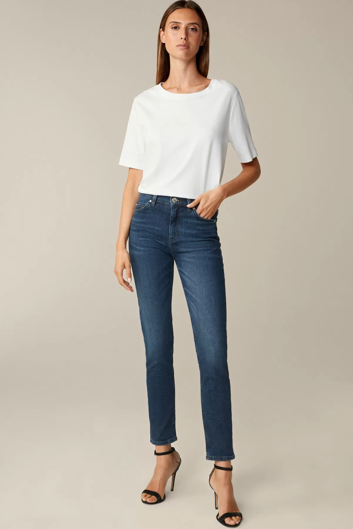 Clearance Jeans-Hose Im Slim Fit In Damen Hosen & Jeans