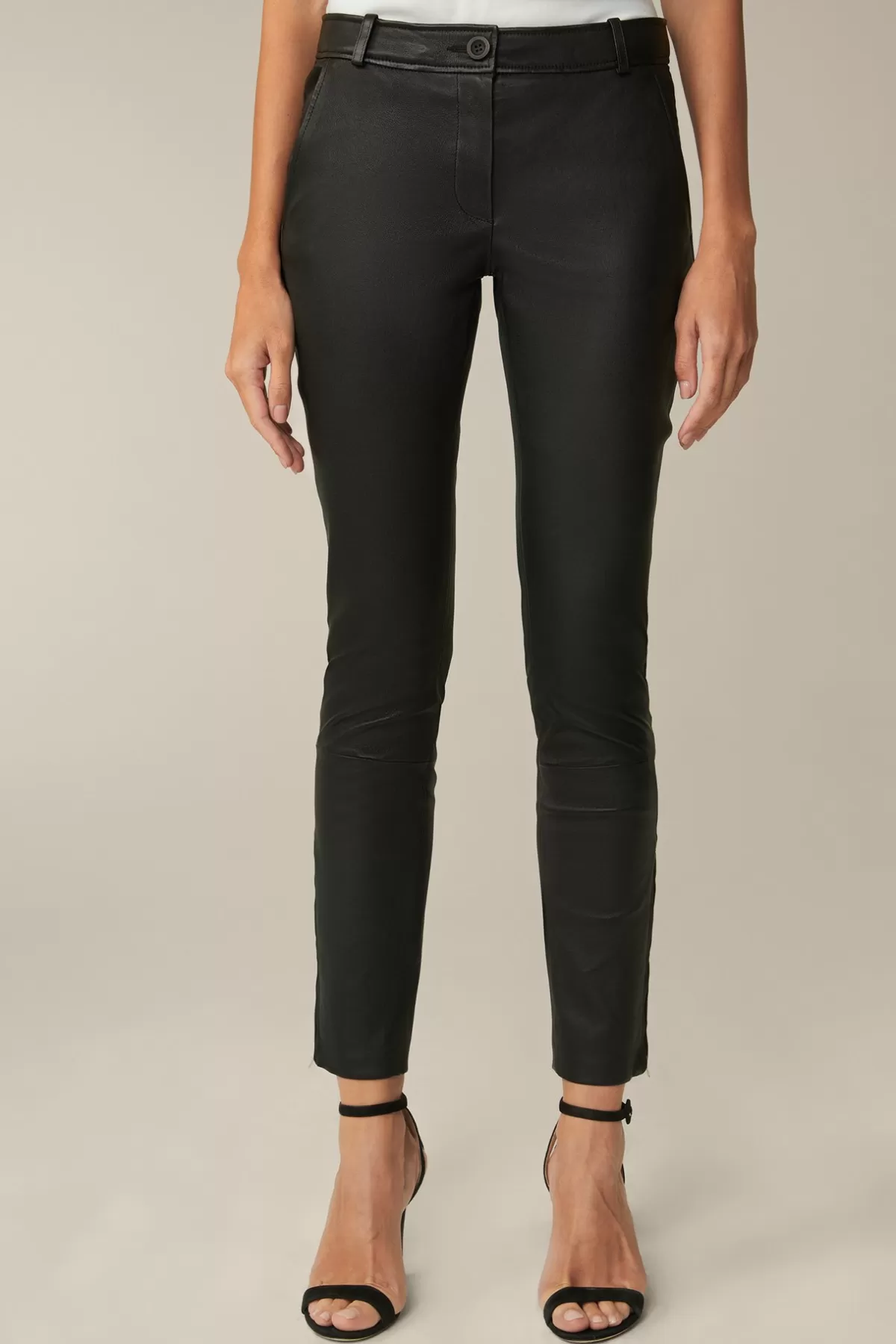 Cheap Lammnappa-Leder-Hose In Damen Leder