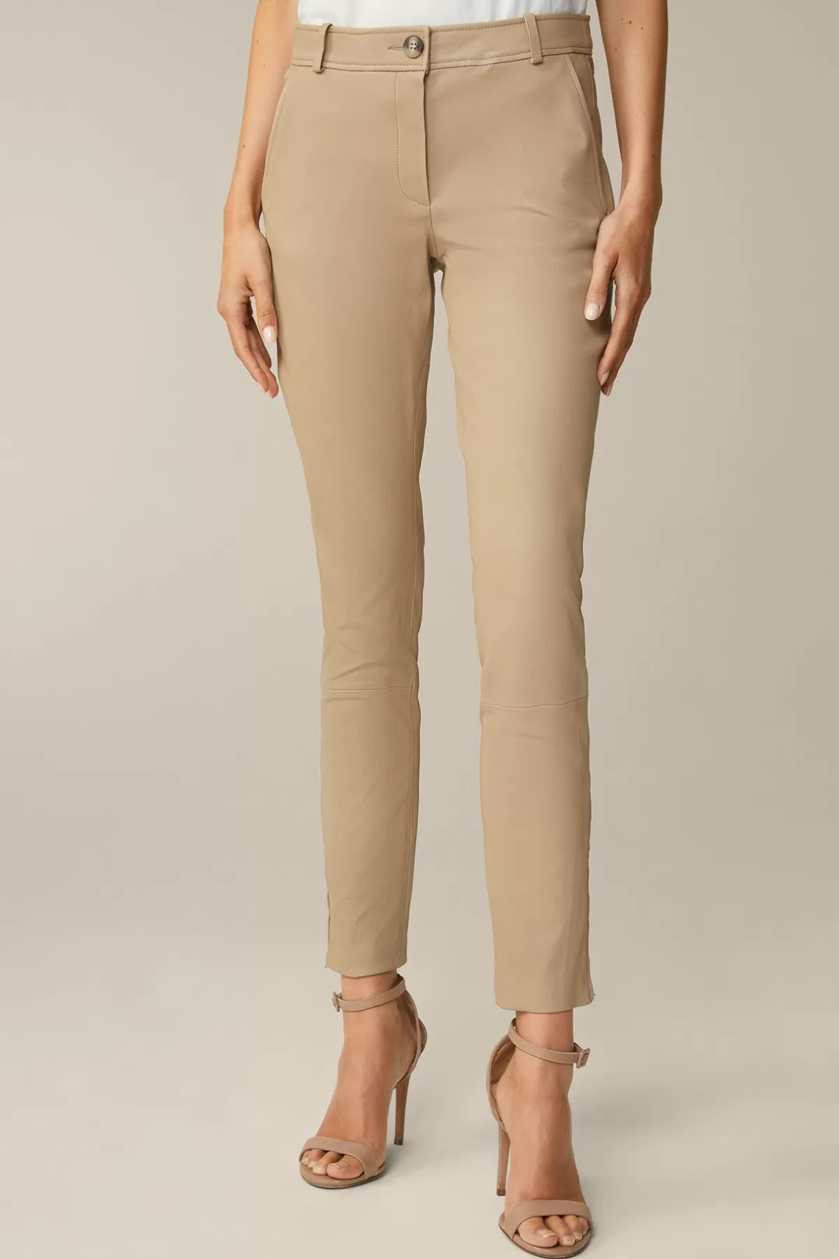 Clearance Lammnappa-Leder-Hose In Damen Leder