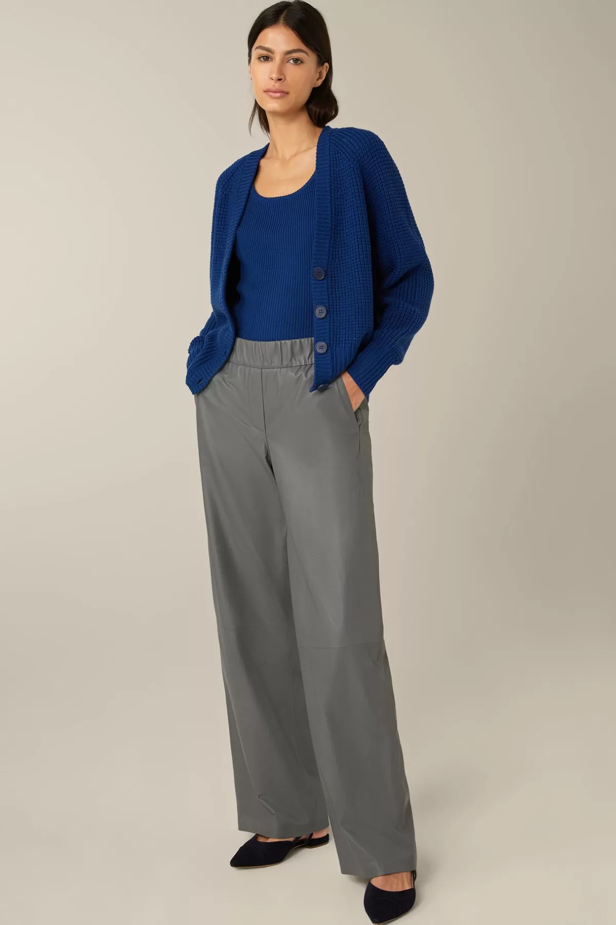 Hot Lammnappa-Marlene-Leder-Hose In Damen Leder