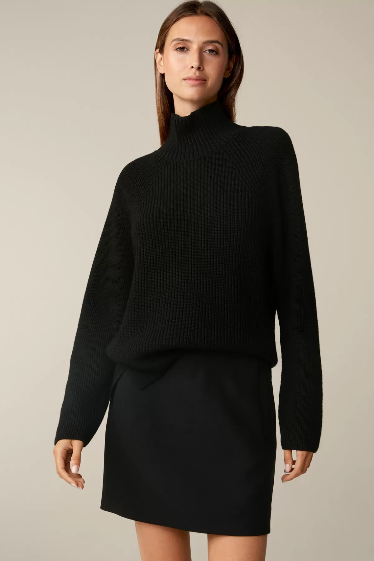 Cheap Merino-Strick-Rollkragen-Pullover In Damen 100% Merino