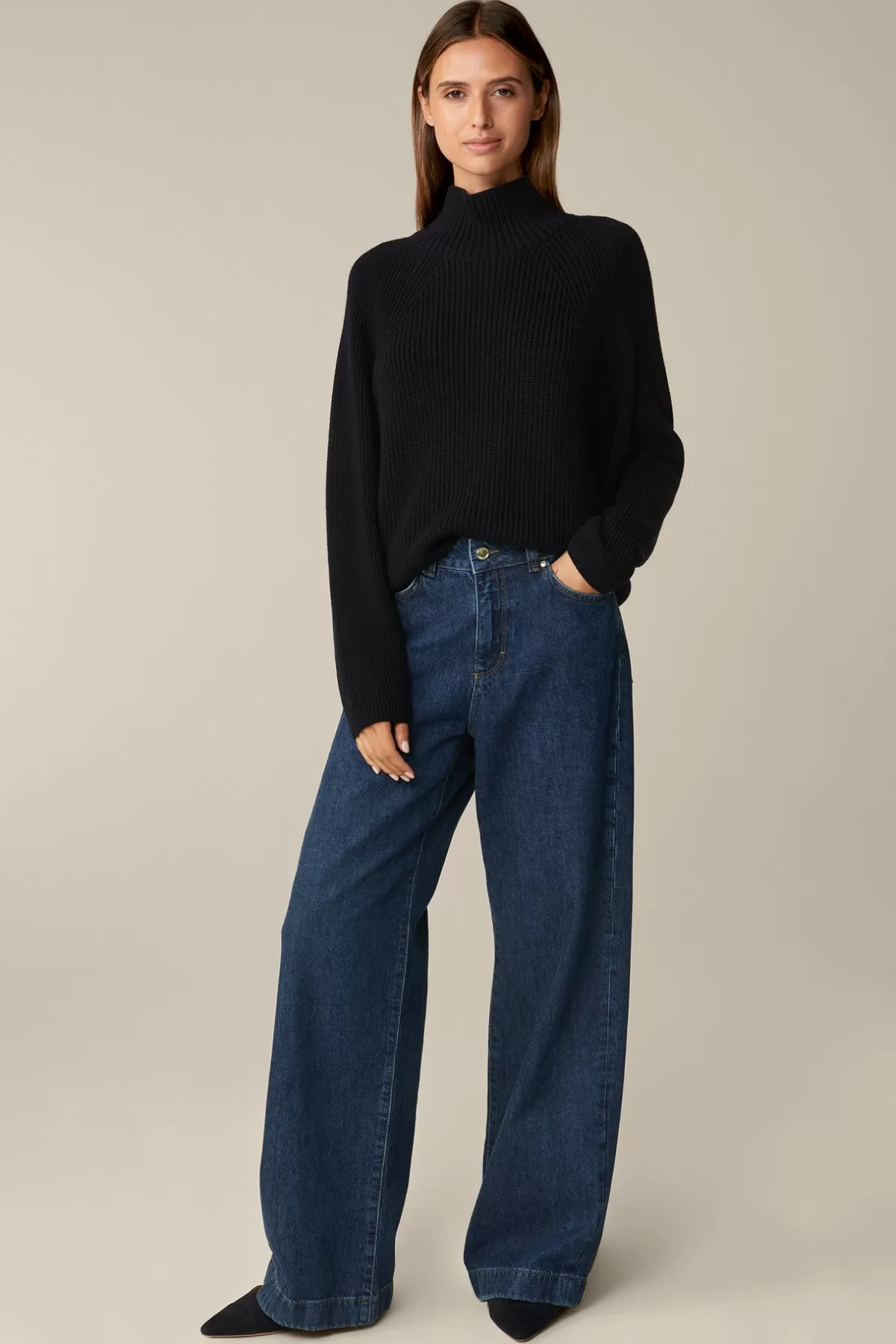Best Merino-Strick-Rollkragen-Pullover In Damen 100% Merino