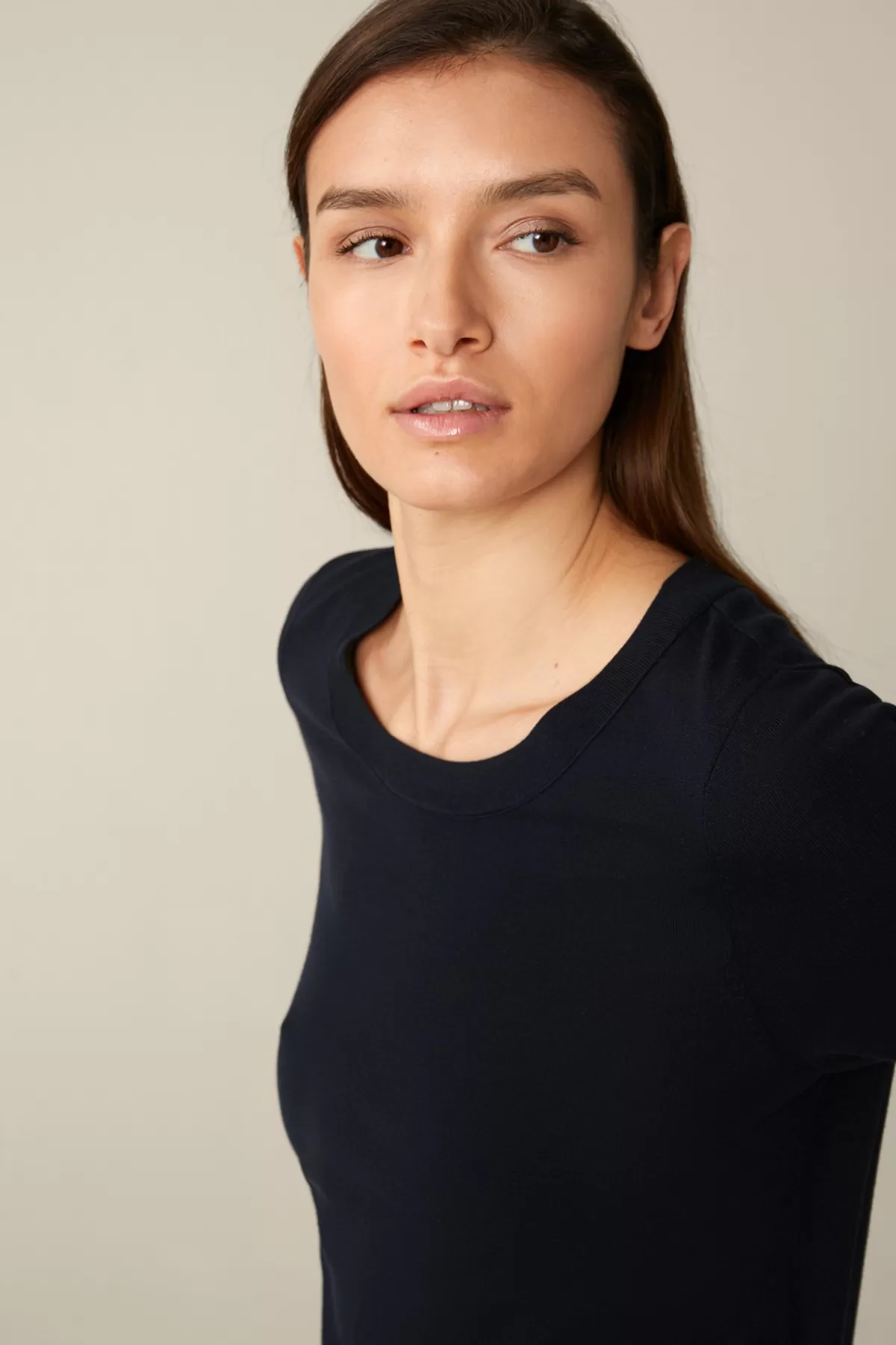 New Merino-Strick-Shirt In Damen 100% Merino