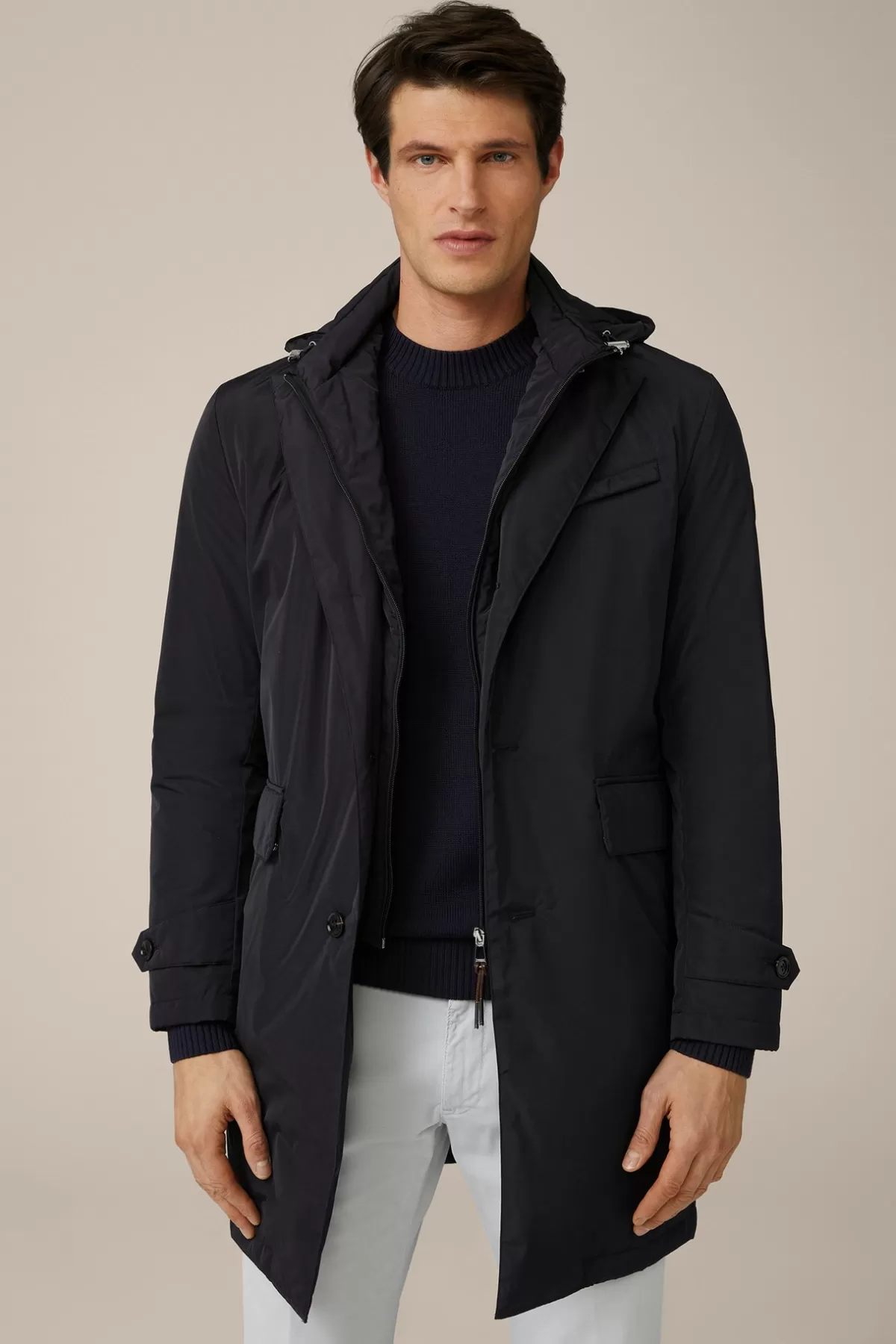 Best Sale Nylon-Parka Venosa Mit Reverskragen In Herren Jacken & Mäntel