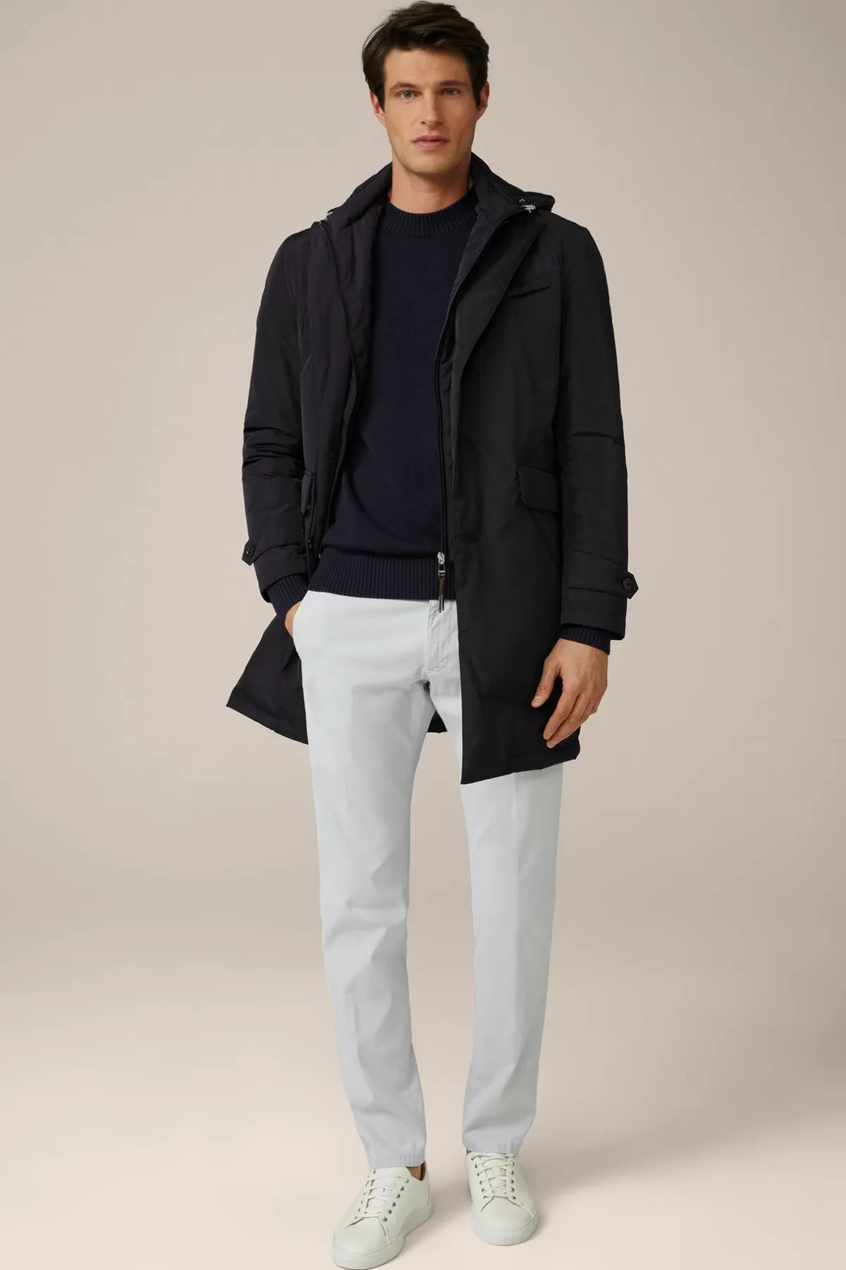 Best Sale Nylon-Parka Venosa Mit Reverskragen In Herren Jacken & Mäntel