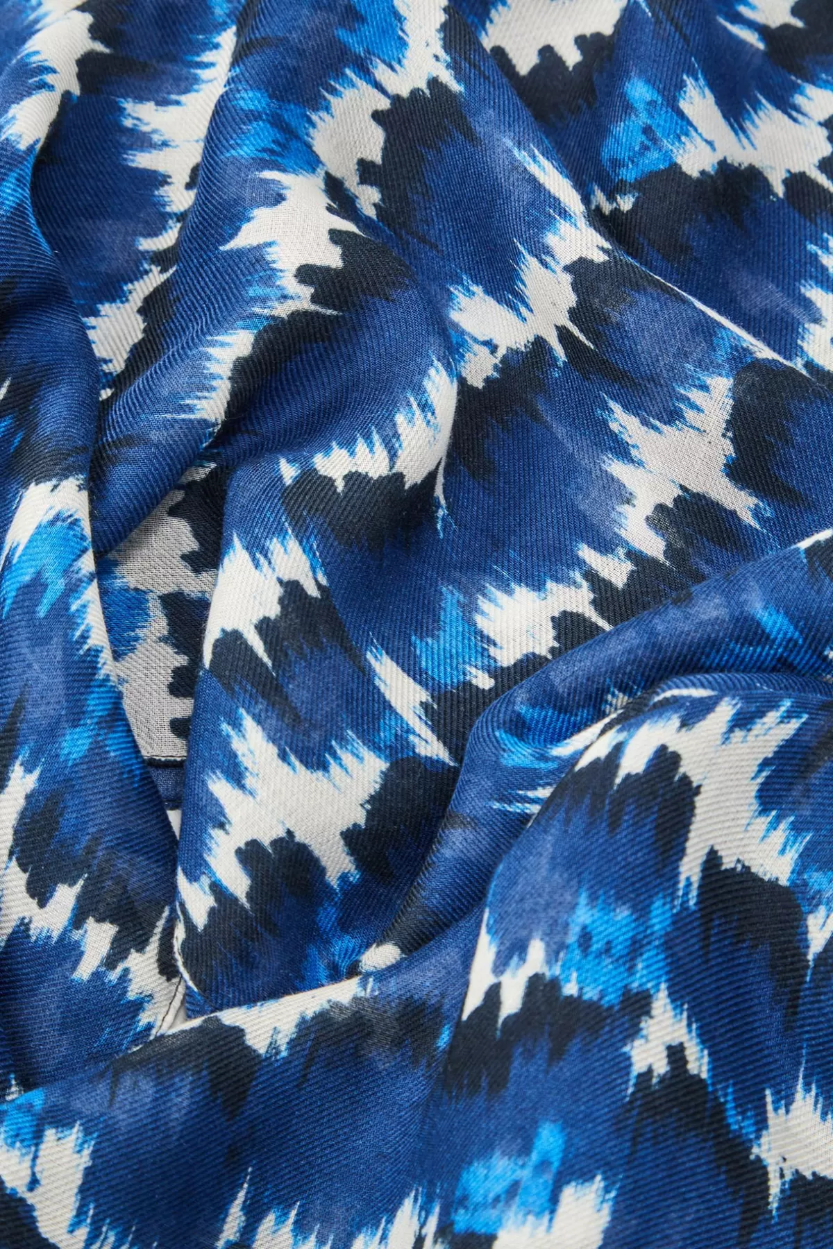 Store Print-Schal Aus Modal In Damen Mutzen & Schals