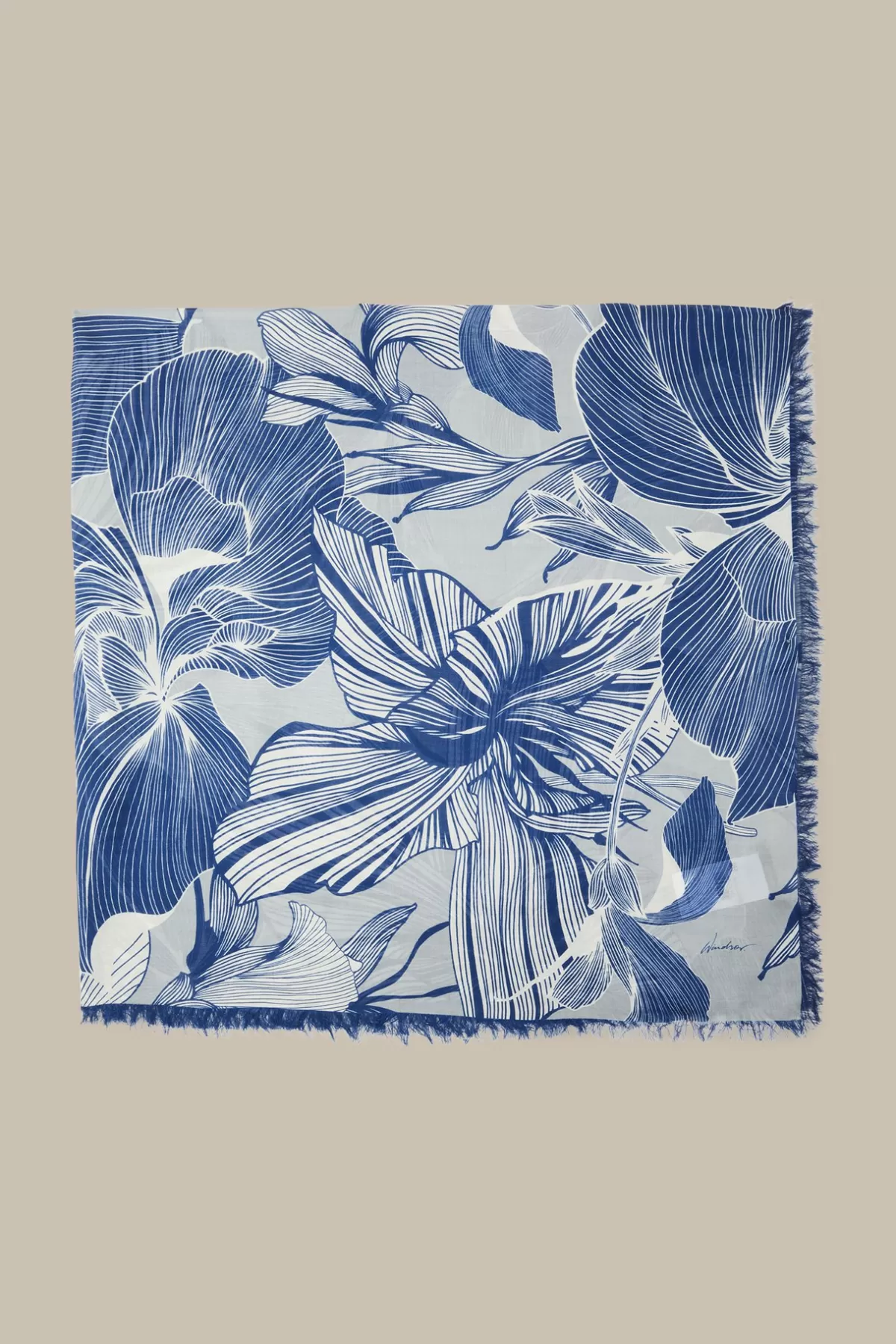 Clearance Print-Tuch Aus Modal In Damen Mutzen & Schals
