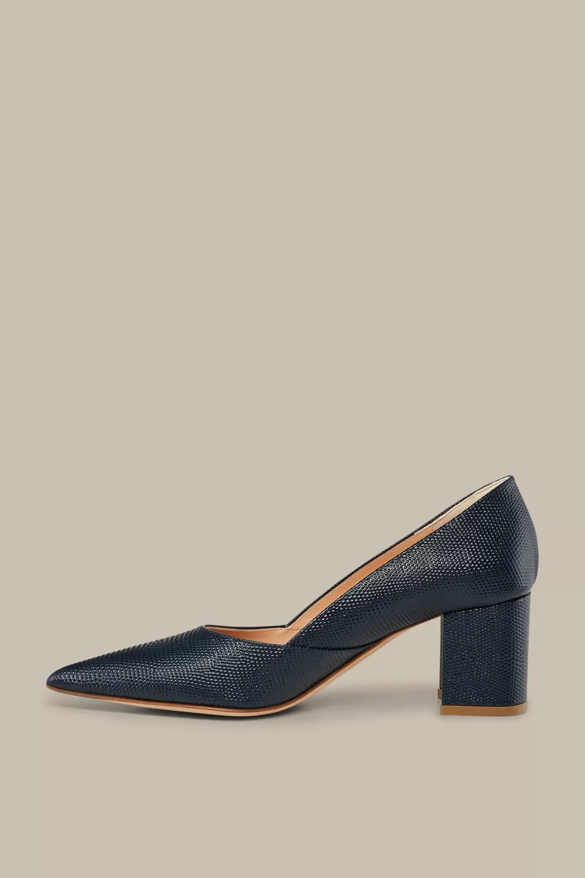 Cheap Pumps Mit Blockabsatz Aus Nappaleder In , By Unutzer Damen Schuhe
