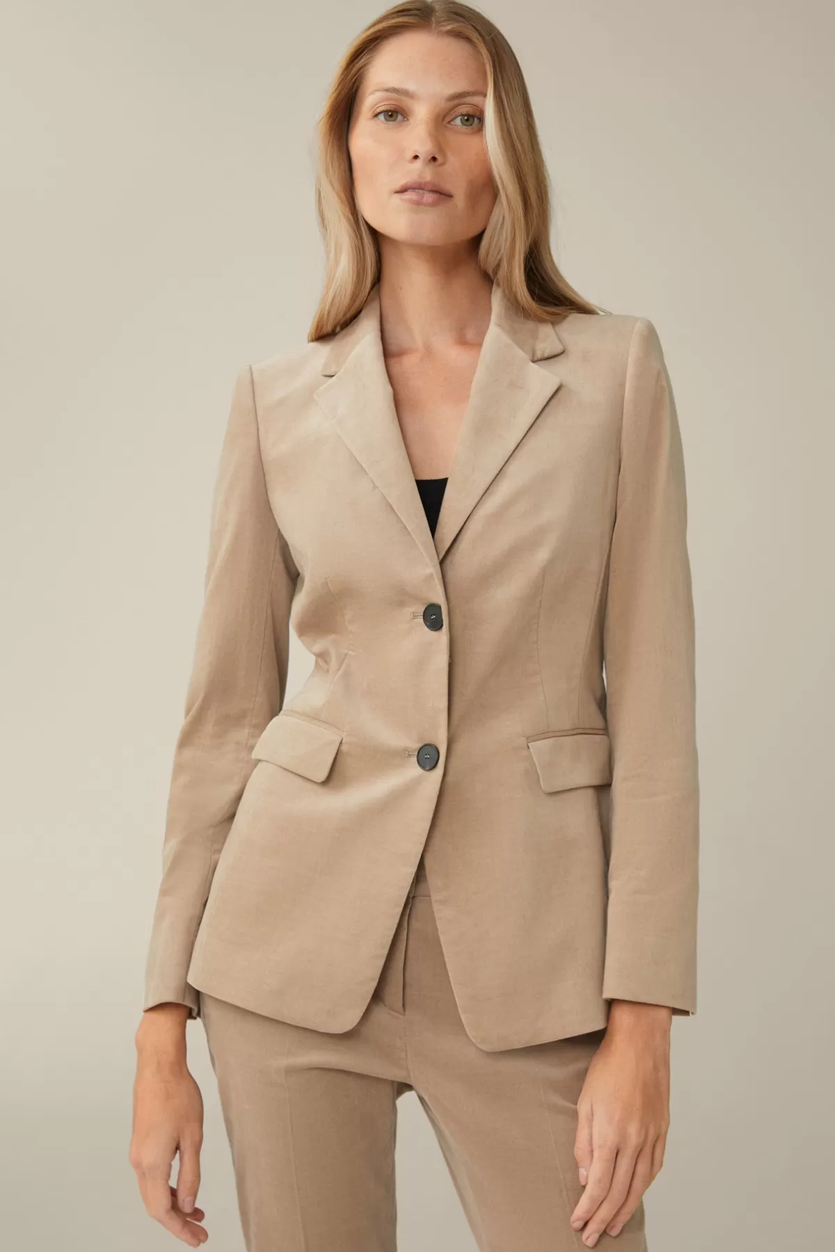 Online Samt-Blazer In Damen Blazer