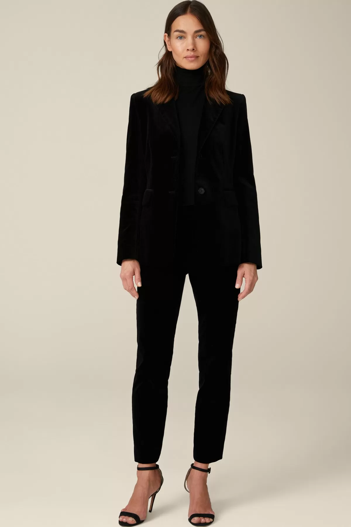 Discount Samt-Blazer In Damen Blazer