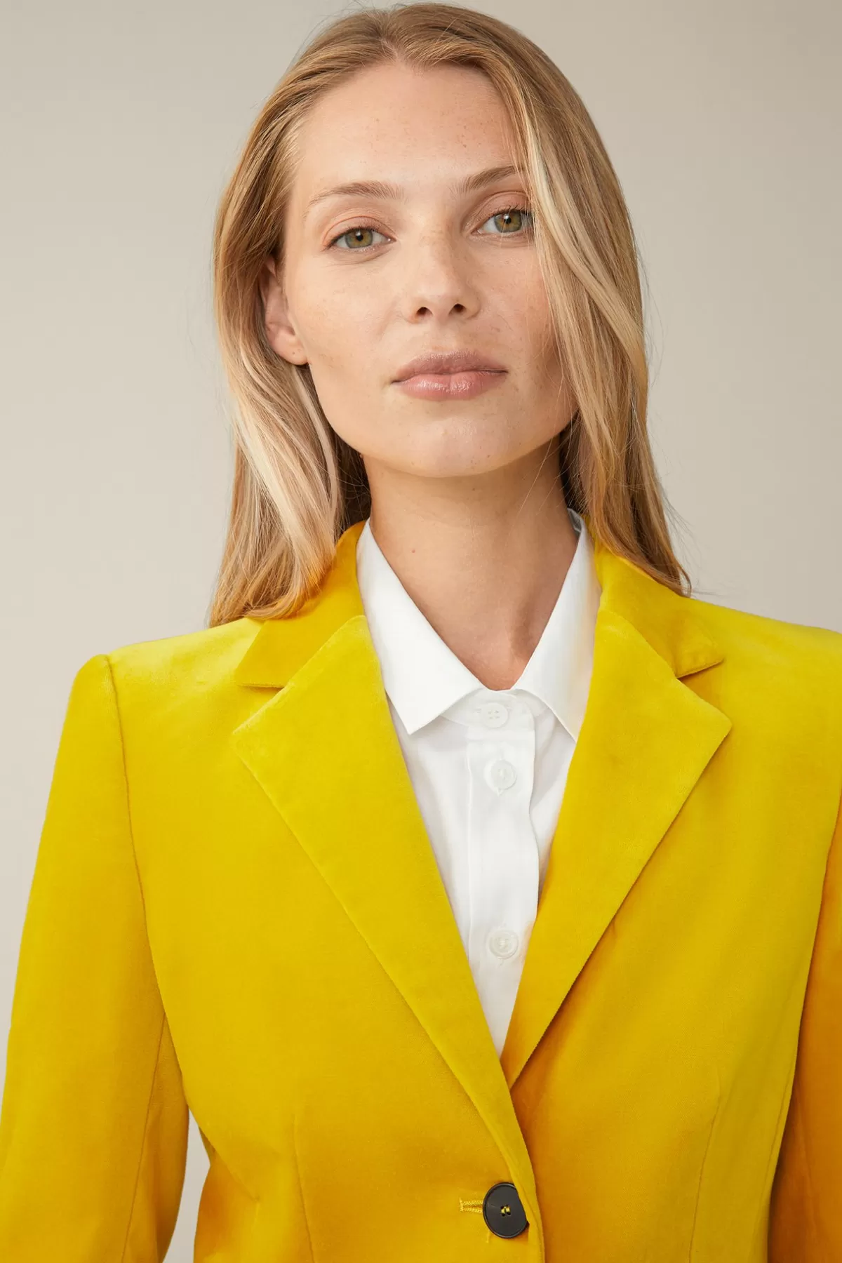 Fashion Samt-Blazer In Damen Blazer