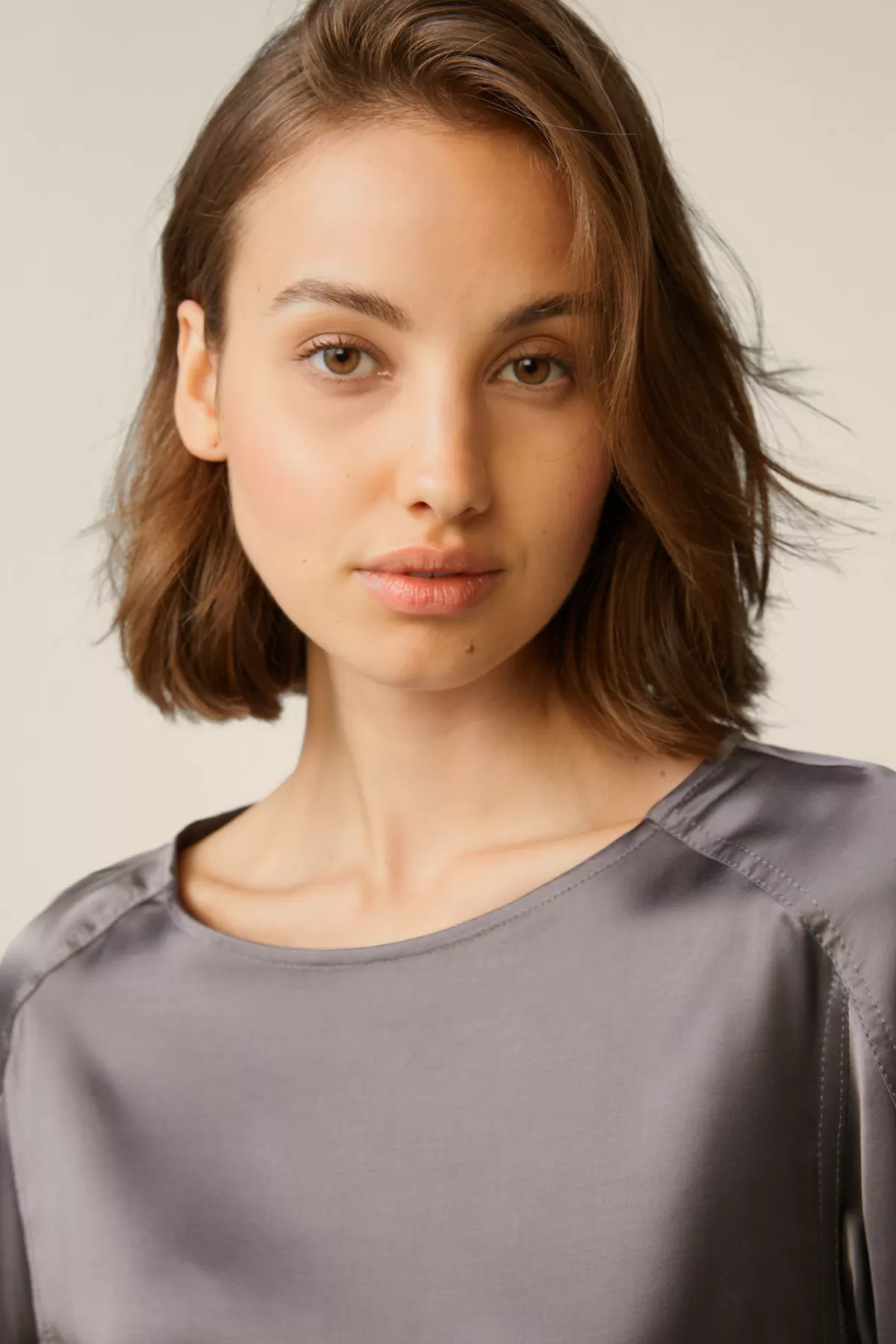 Best Satin-Bluse In Damen Blusen & Tops