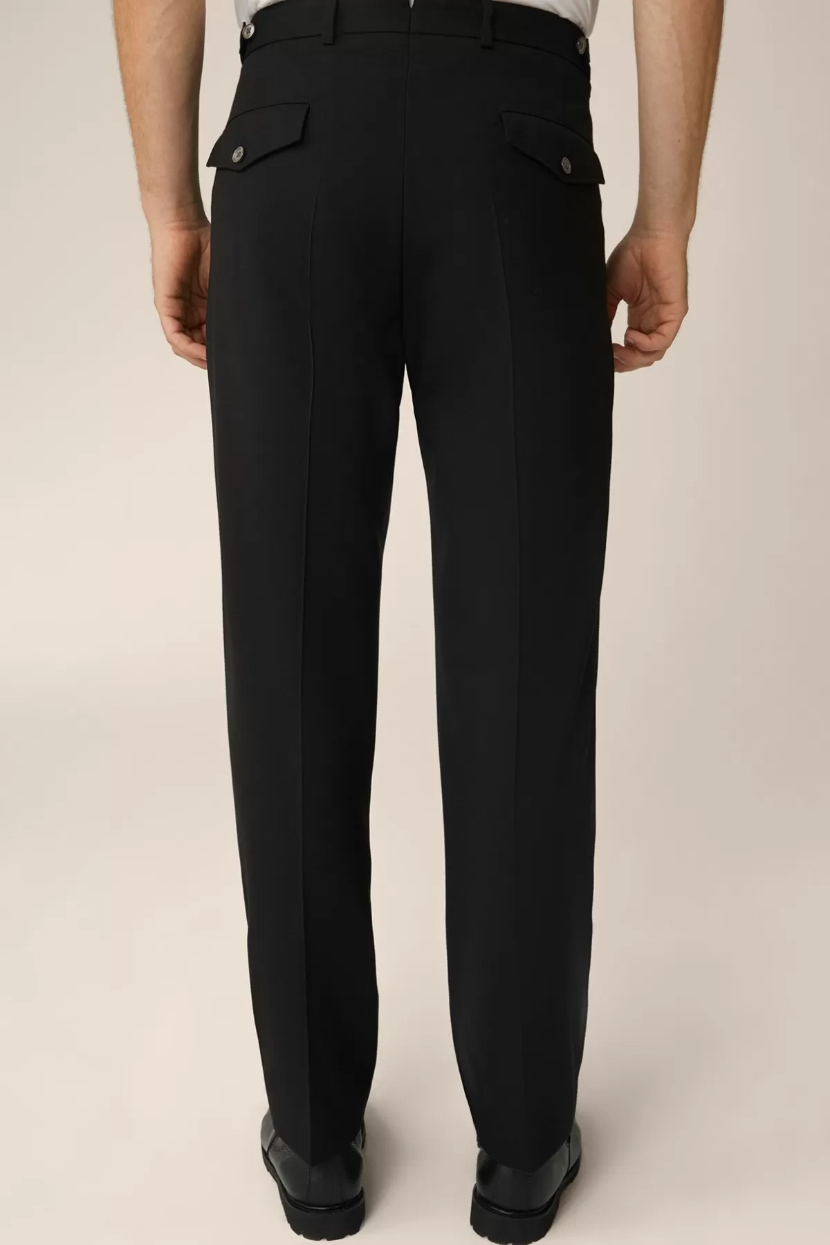 Shop Schurwoll-Baukasten-Hose Frero Mit Bundfalte In Herren Hosen & Jeans