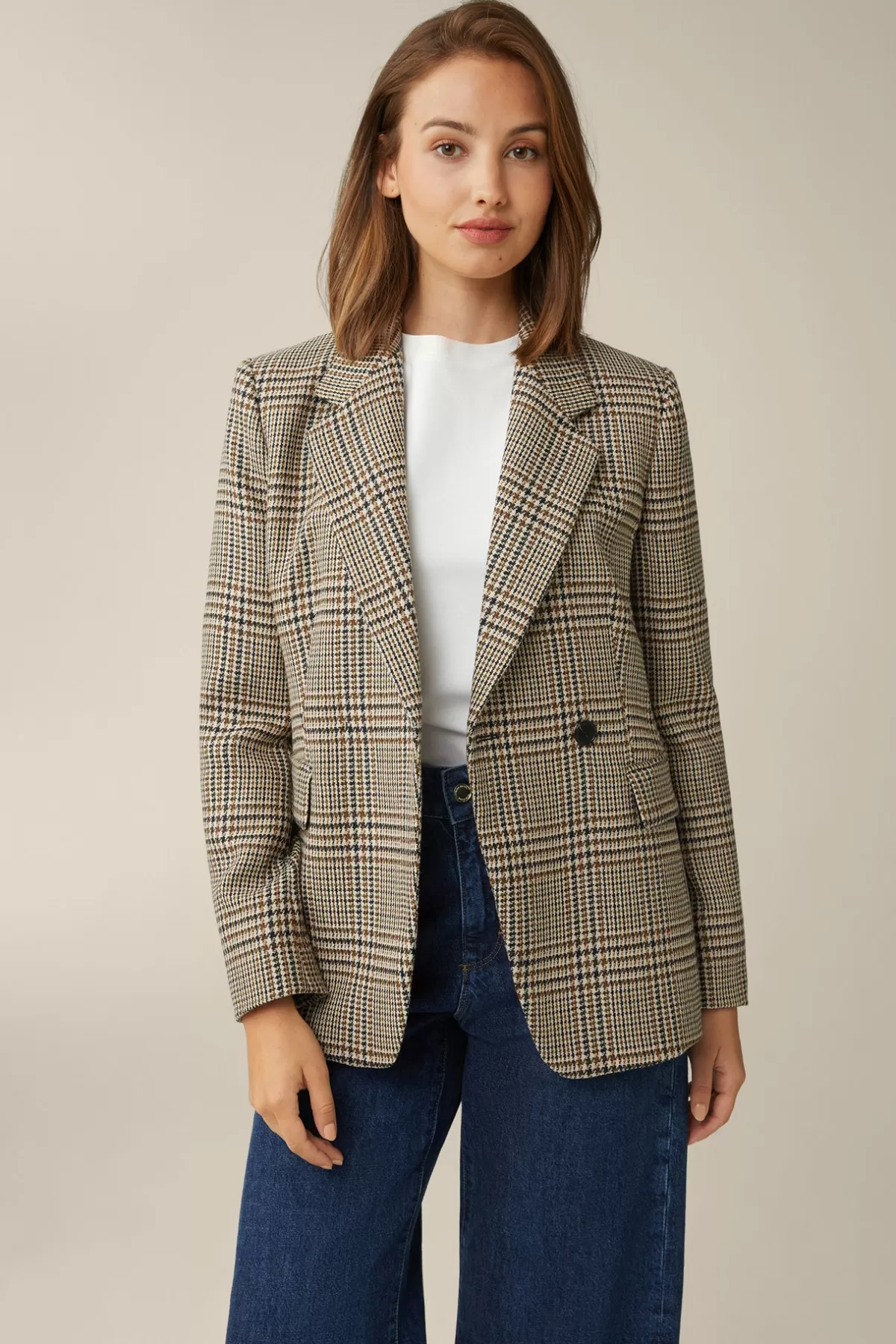 Shop Schurwoll-Blazer In Damen Blazer