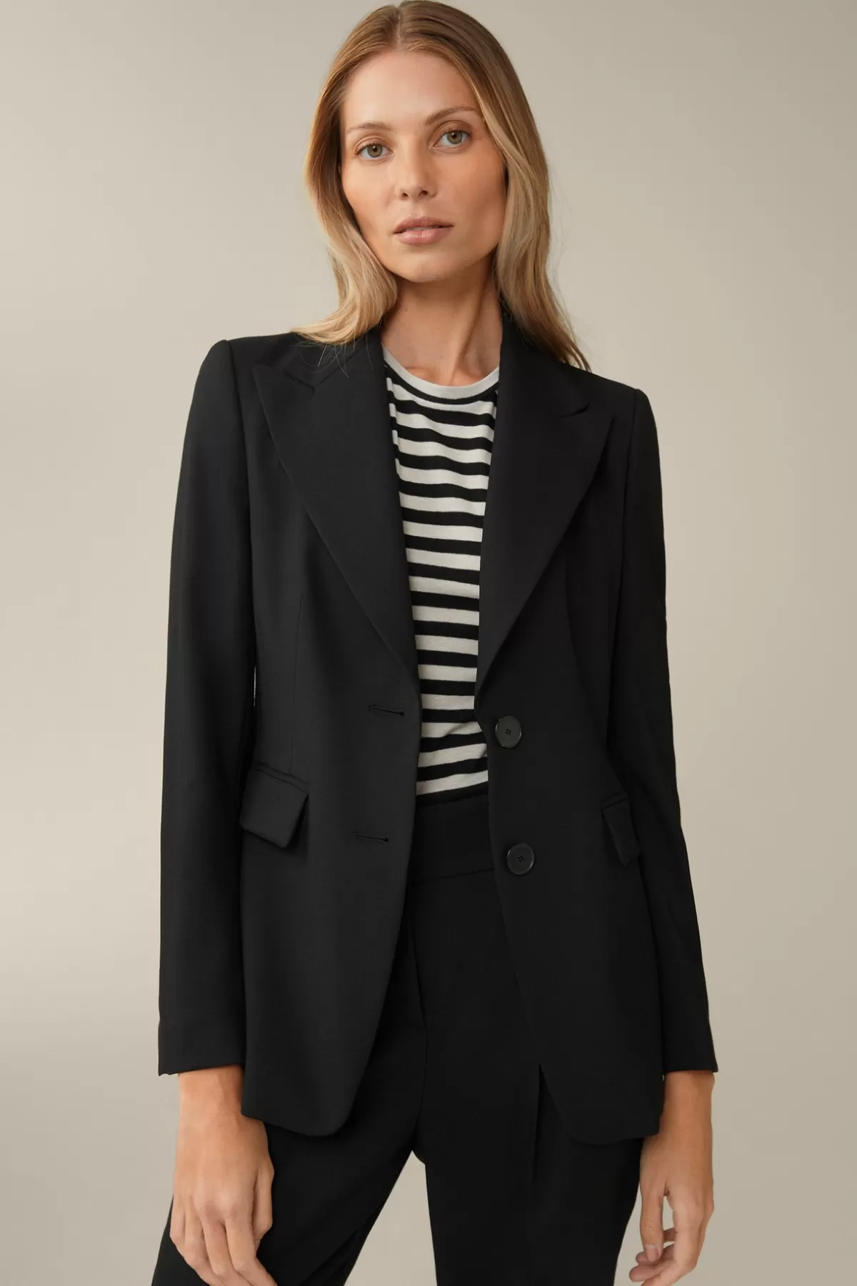 Flash Sale Schurwoll-Blazer In Damen Blazer