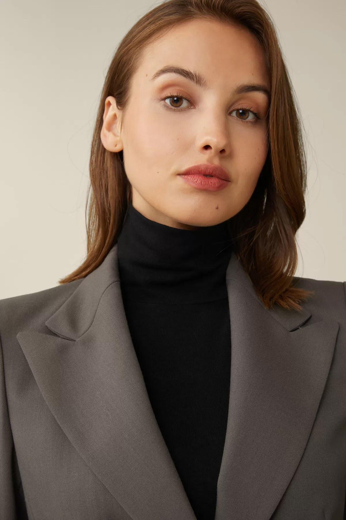 Store Schurwoll-Blazer In Taupe Damen Blazer