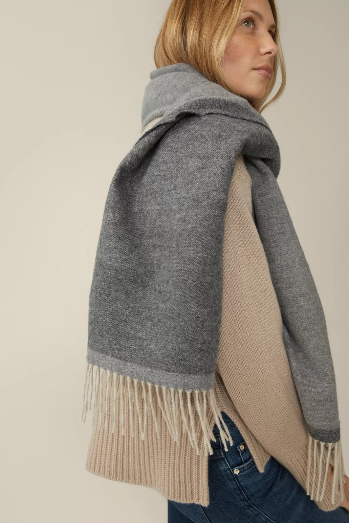Discount Schurwoll-Cashmere-Schal In Damen Mutzen & Schals