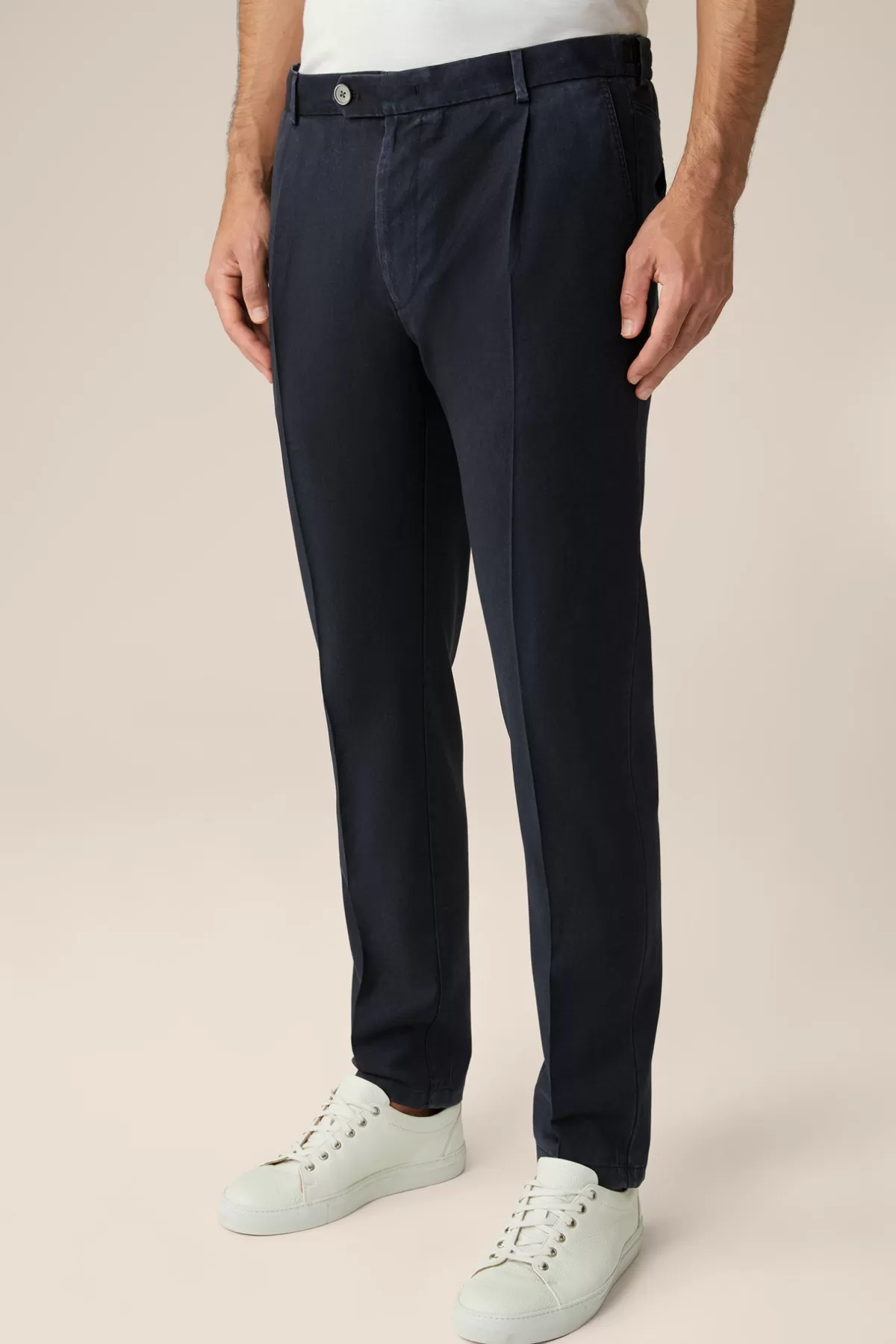 Cheap Schurwoll-Hose Floro In Navy Herren Hosen & Jeans