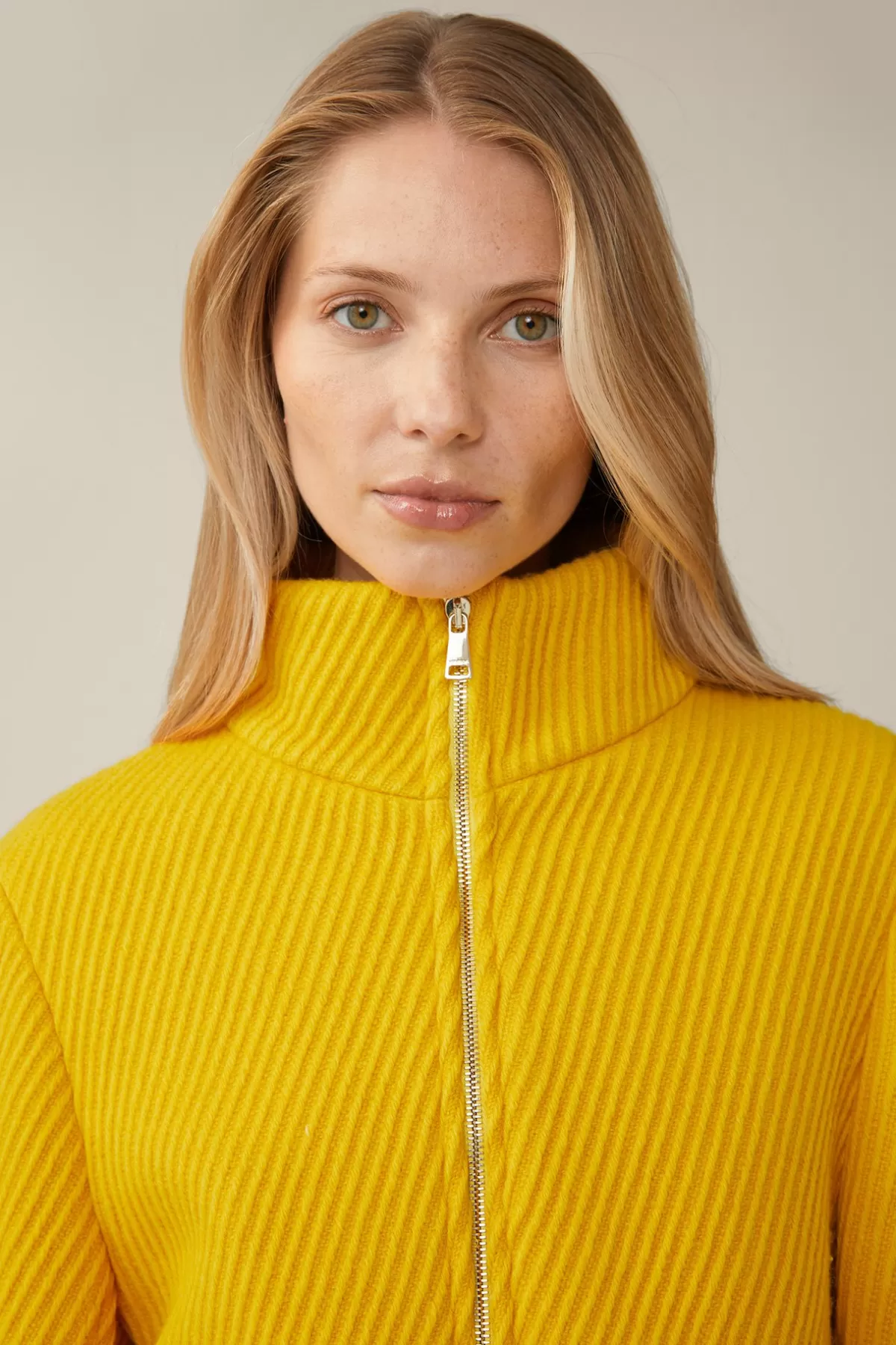Cheap Schurwollmix-Cape-Jacke Mit Struktur In Damen Jacken & Mäntel
