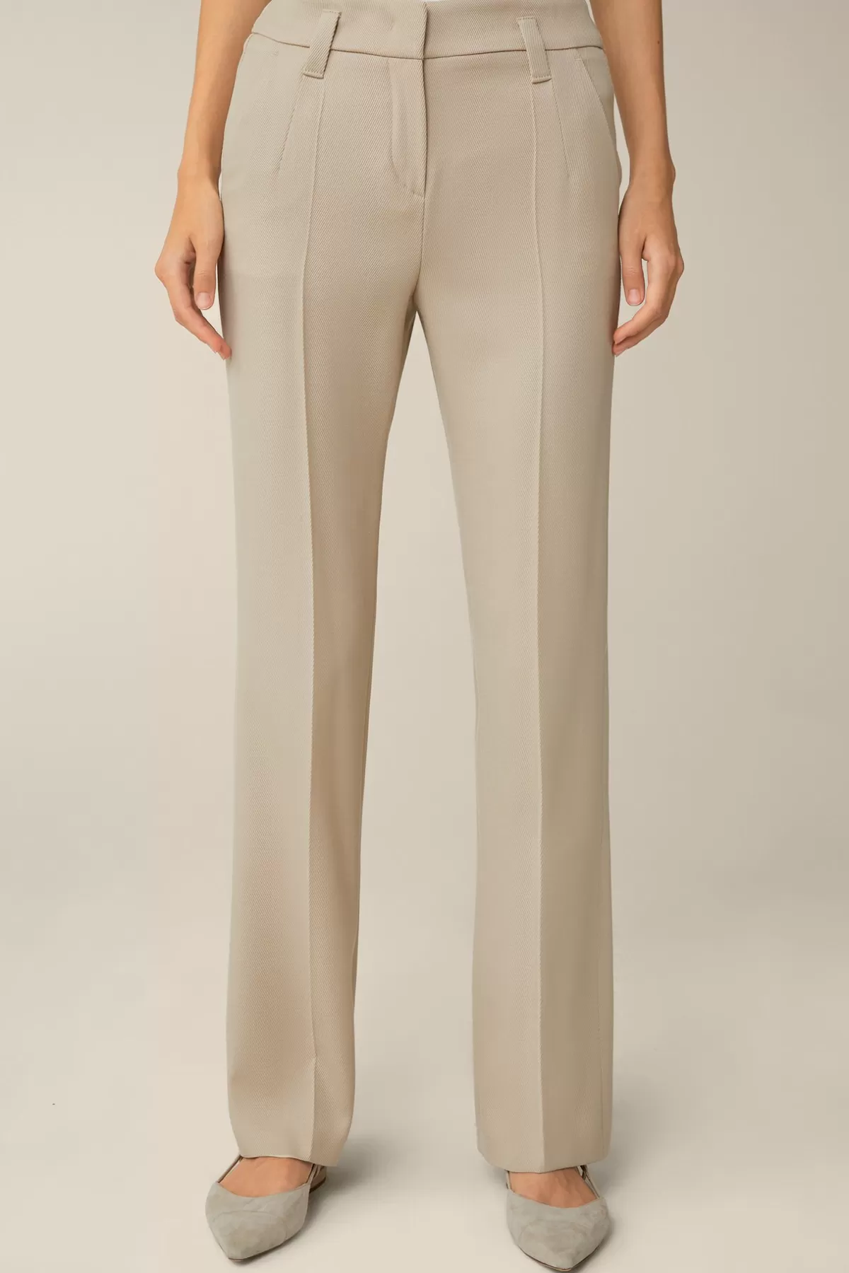 Best Schurwollmix-Twill-Marlene-Hose In Damen Hosen & Jeans